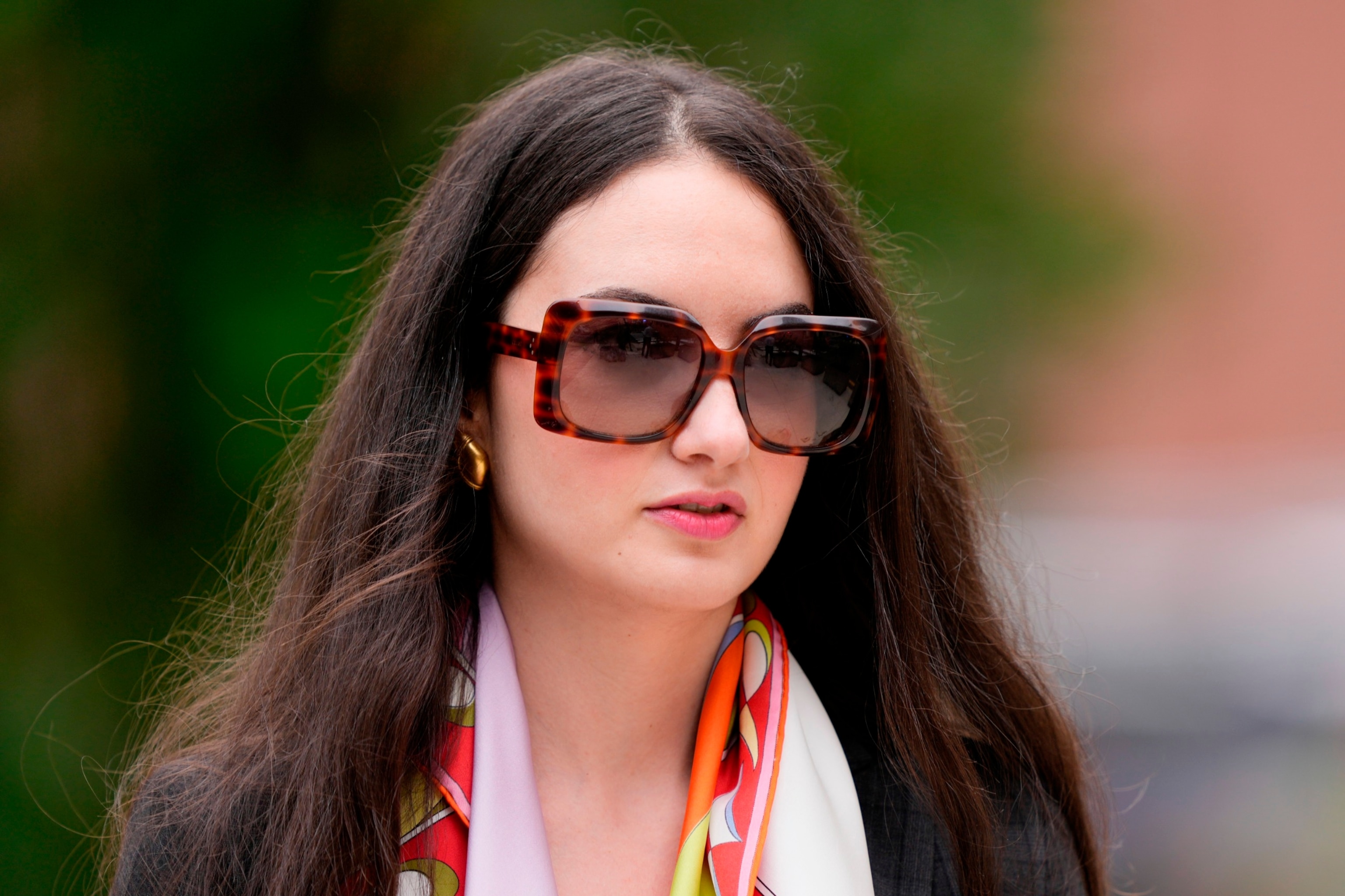 PHOTO: Zoe Kestan departs from federal court, June 5, 2024, in Wilmington, Del. 