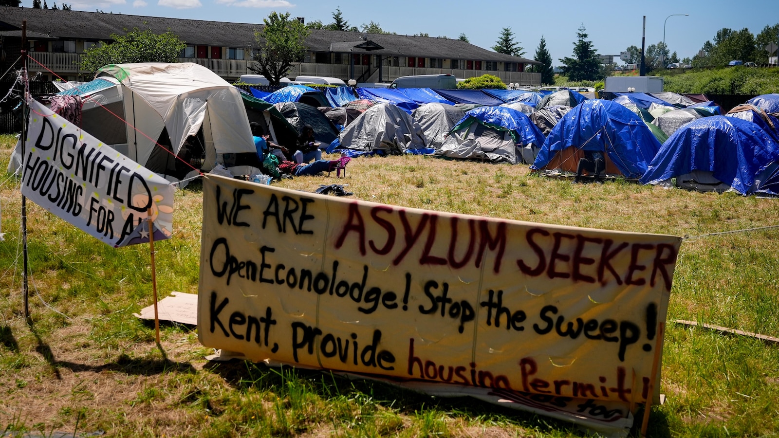 Large group of asylum-seekers residing near Seattle