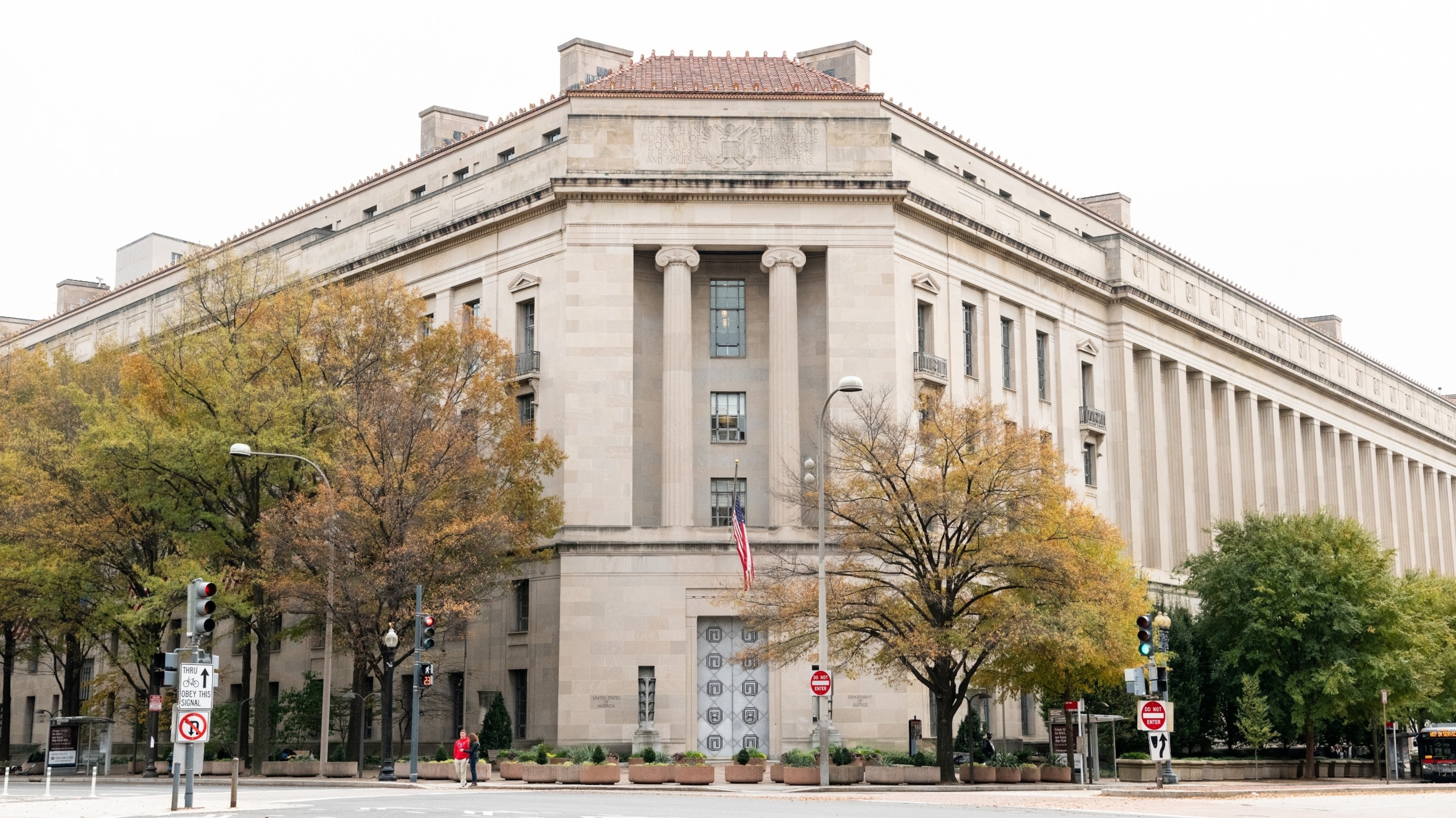 PHOTO: Robert F. Kennedy Department of Justice building in Washington, D.C., on Nov. 12, 2018.