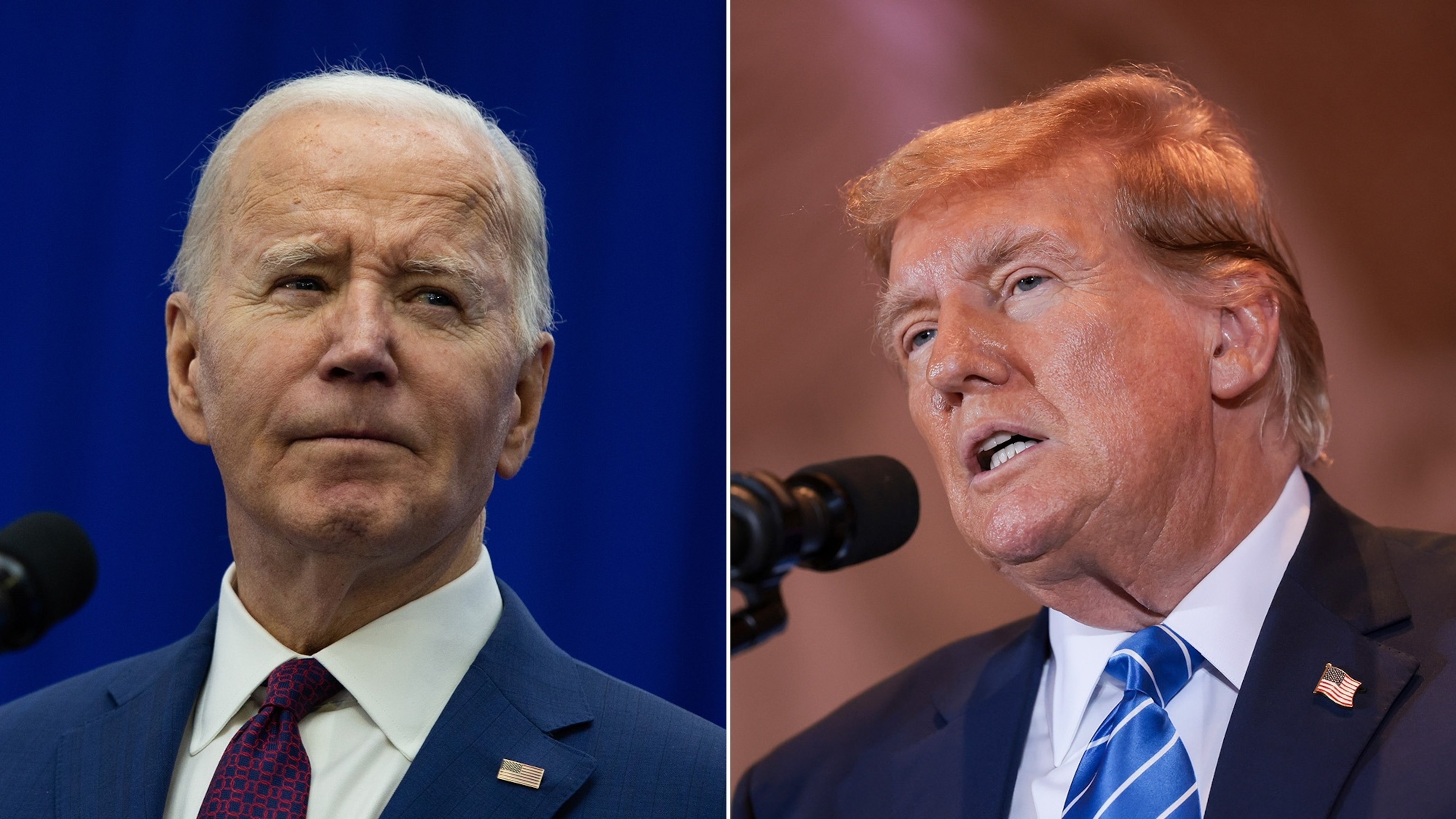 PHOTO: President Joe Biden and former President Donald Trump