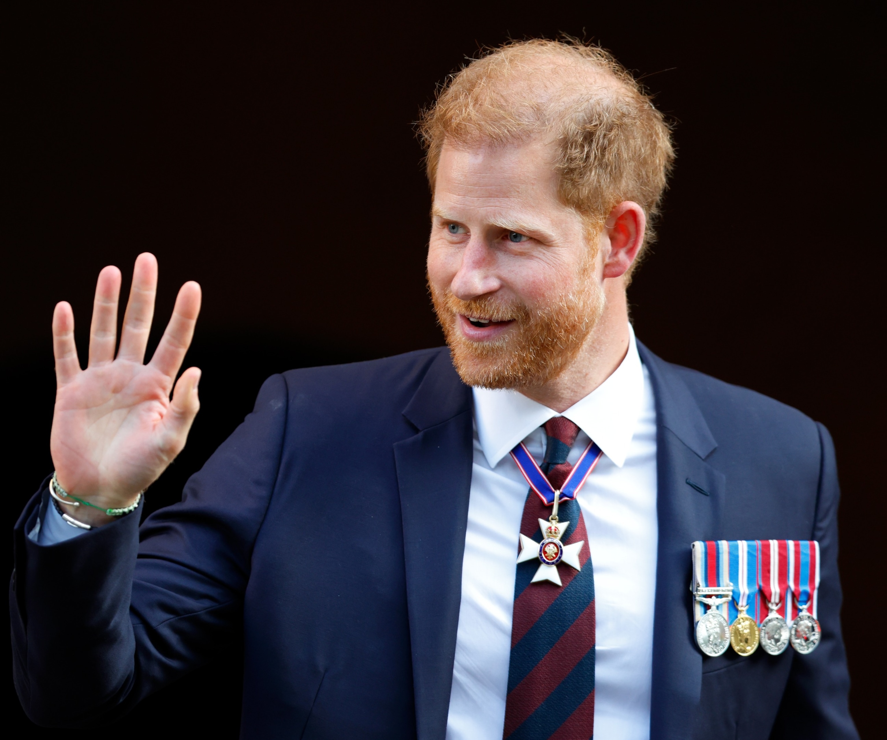 PHOTO: Prince Harry, Duke of Sussex attends The Invictus Games Foundation 10th Anniversary Service at St Paul's Cathedral on May 8, 2024 in London.