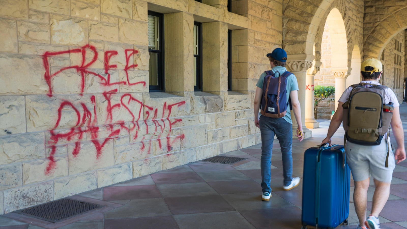 Pro-Palestinian demonstrators arrested for occupying Stanford president's office