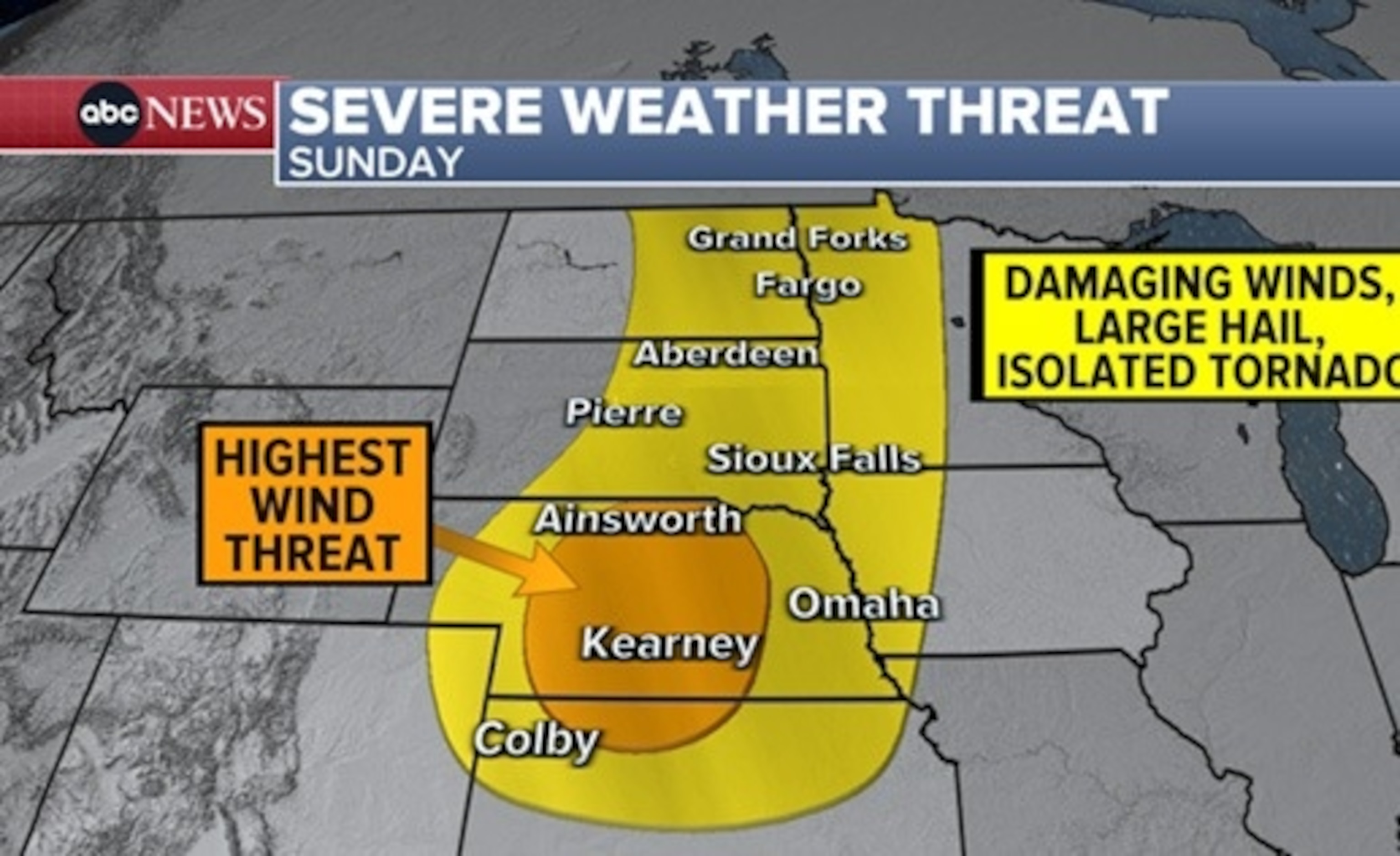 PHOTO: severe weather threat graphic