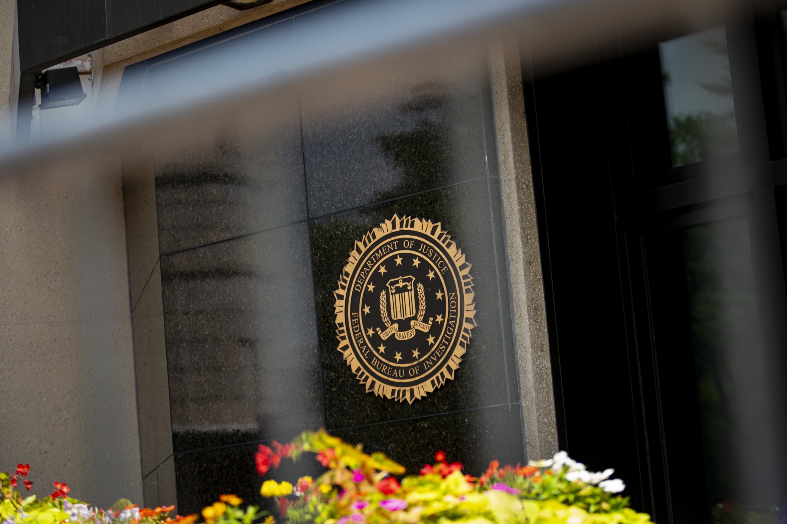 PHOTO: The Federal Bureau of Investigation (FBI) seal at its headquarters in Washington, D.C., Aug. 22, 2022.