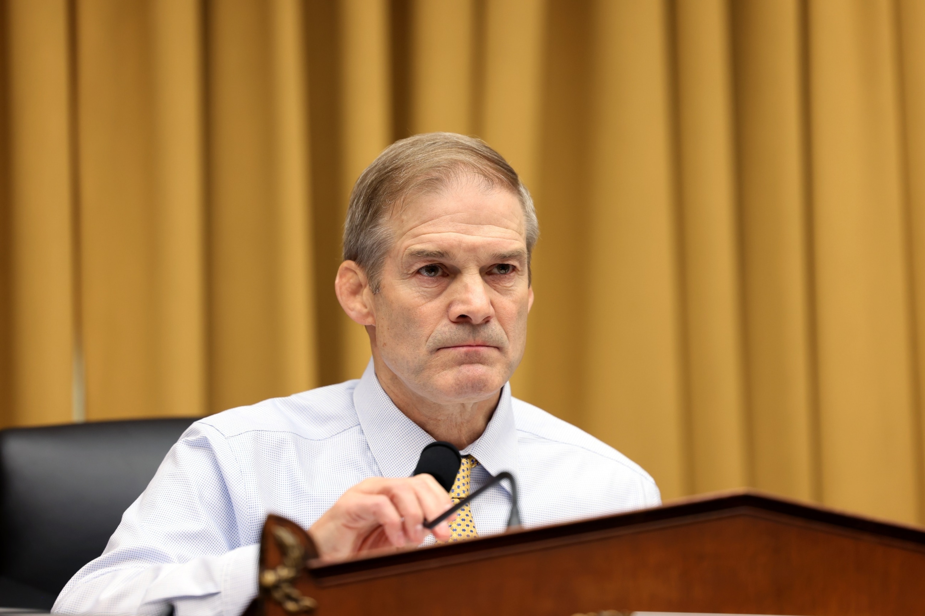 PHOTO: Representative Jim Jordan during a hearing in Washington, DC on  June 13, 2024.