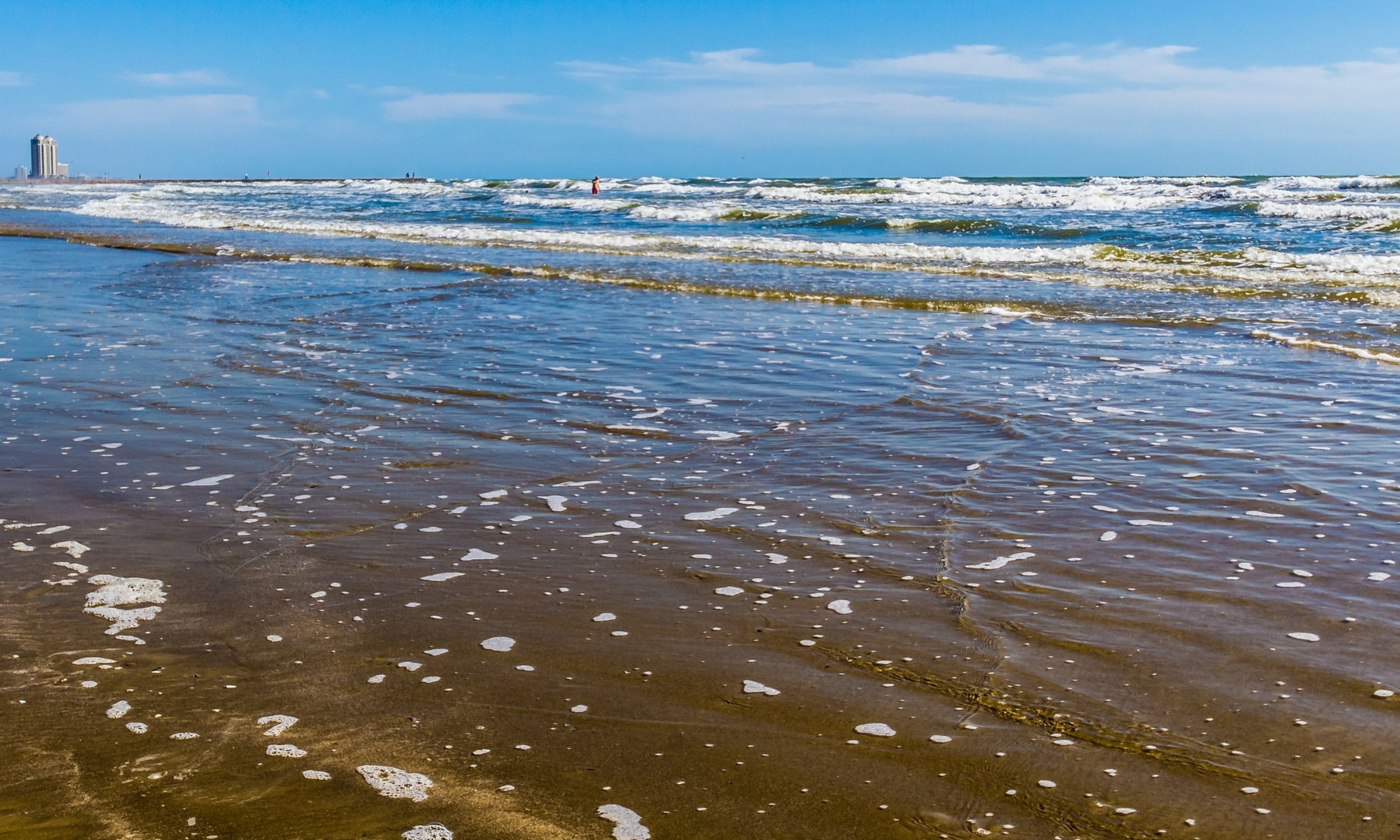 PHOTO: Galveston Island Beach in Texas is shown in this undated file photo.