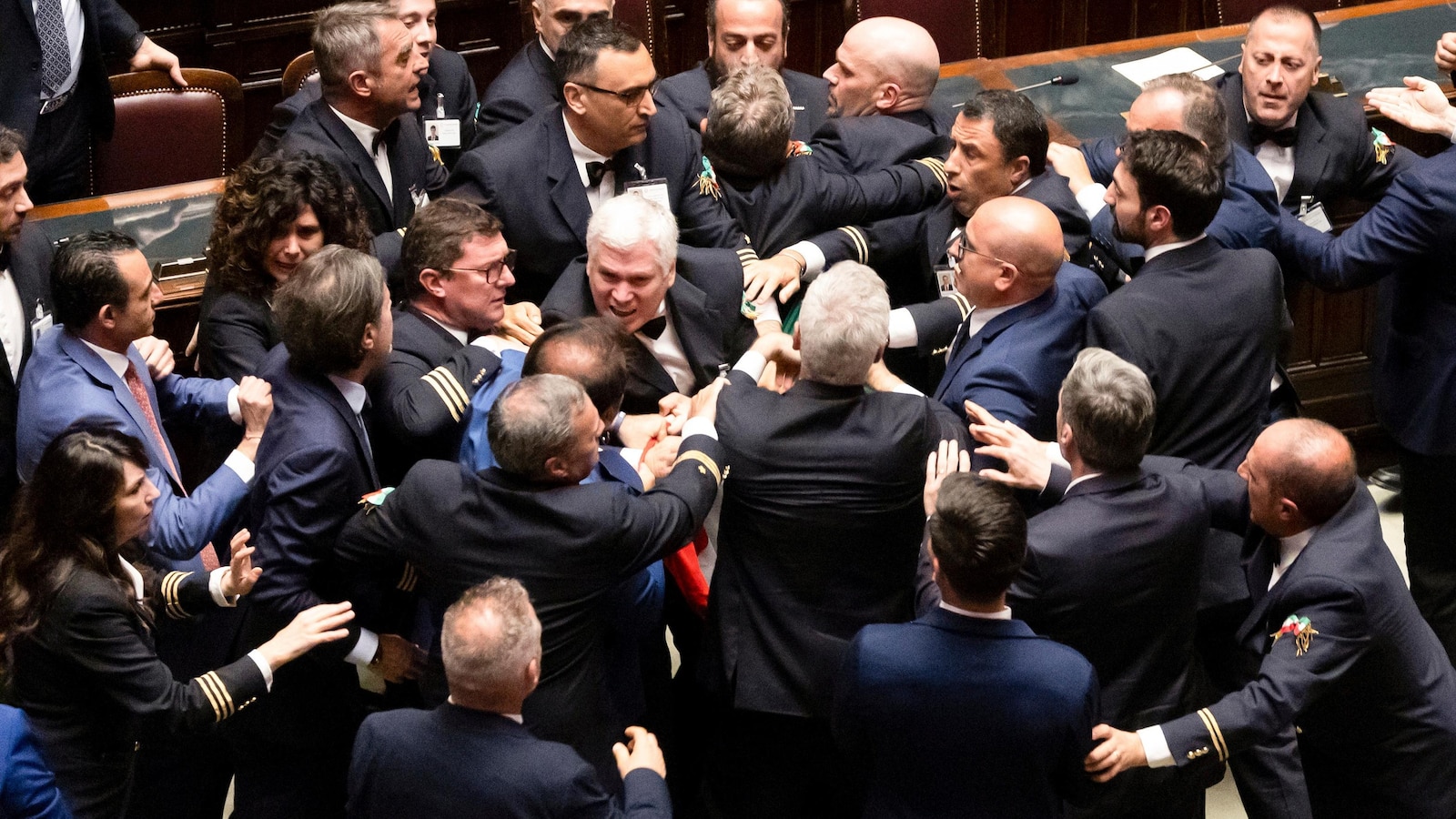 Tensions escalate in Italian Parliament as fistfight breaks out over regional autonomy expansion