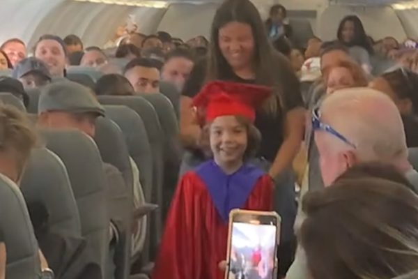 The Story Behind the Viral Video of a Kid's Kindergarten Graduation on a Plane