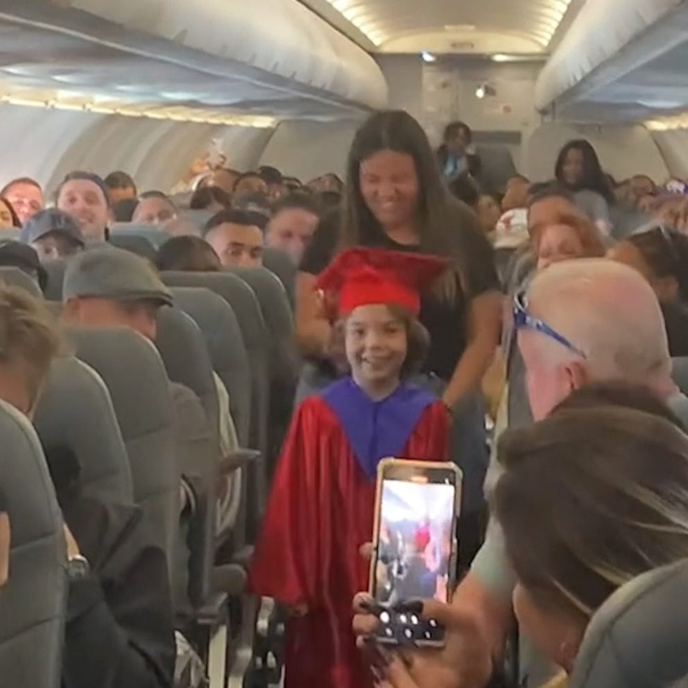 The Story Behind the Viral Video of a Kid's Kindergarten Graduation on a Plane