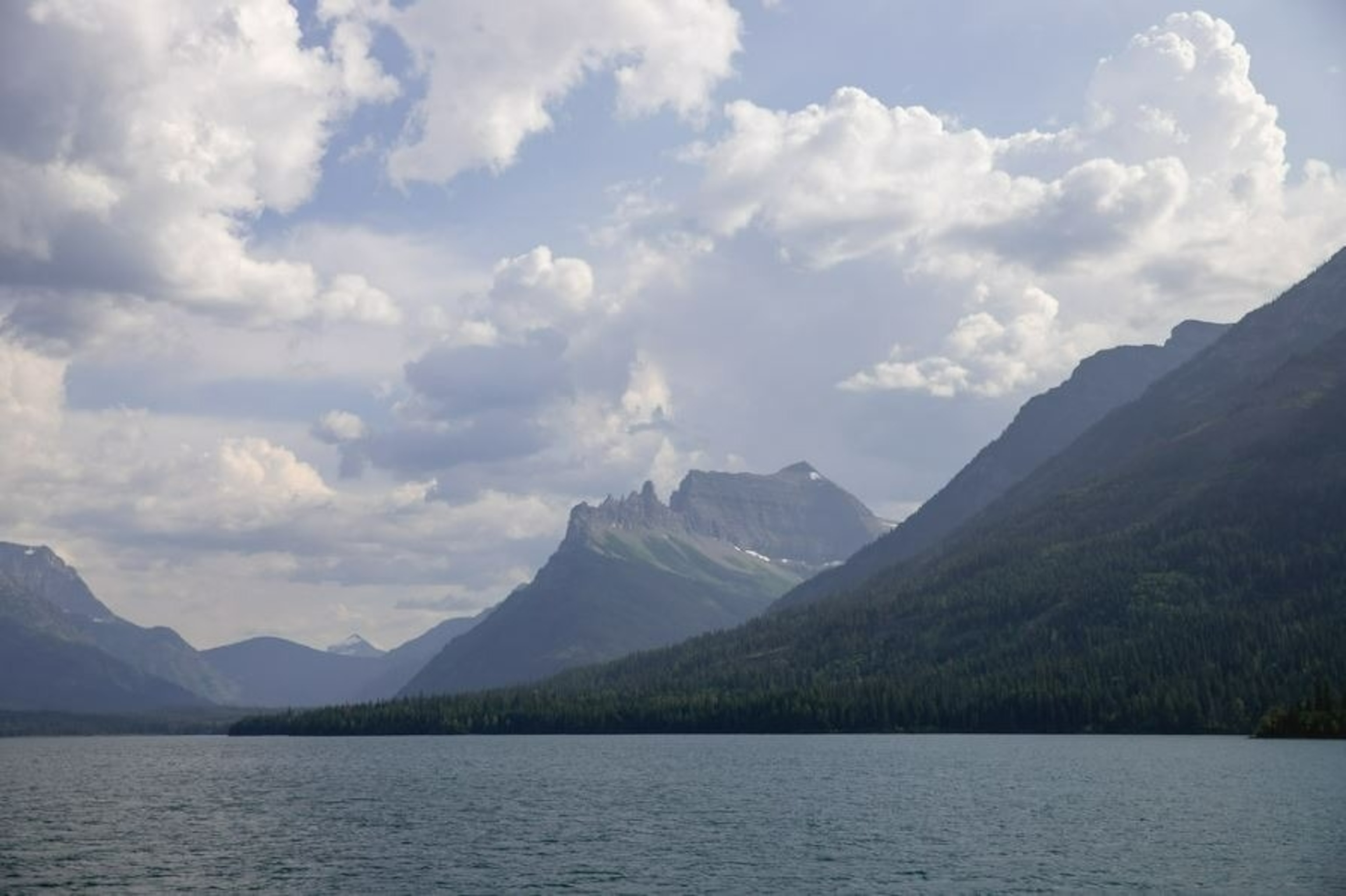 PHOTO: View from boat on Upper Waterton Lake.