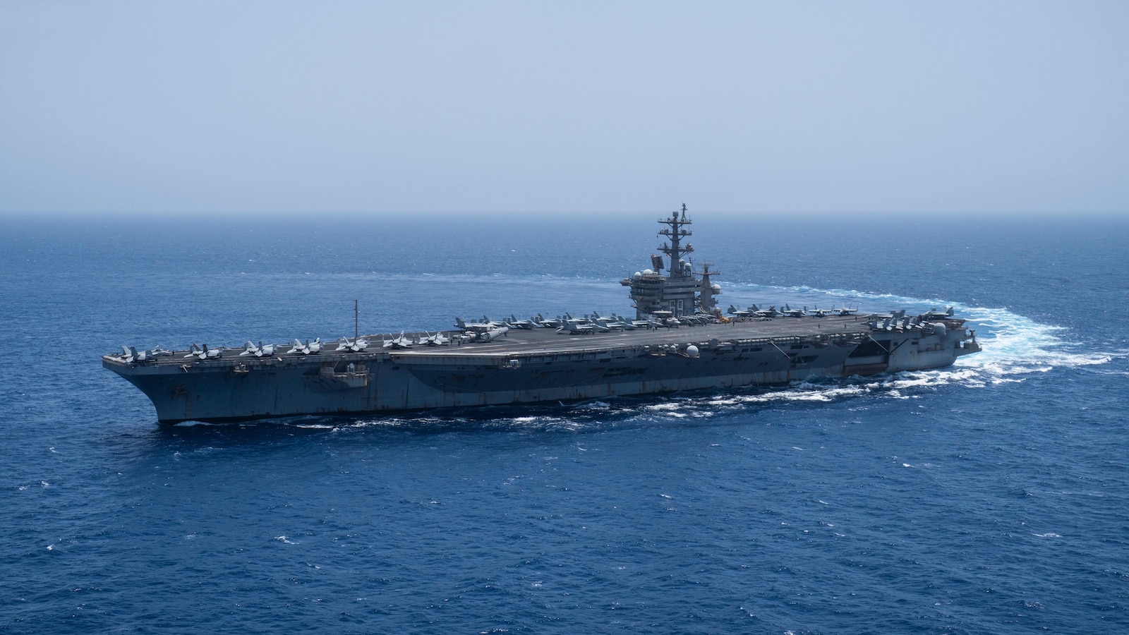 Yemen Houthi rebels launch attack on ship in Gulf of Aden as USS Eisenhower prepares to depart