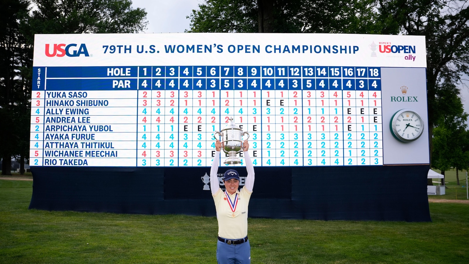 Yuka Saso secures victory at US Women's Open, marking her second win and first for Japan