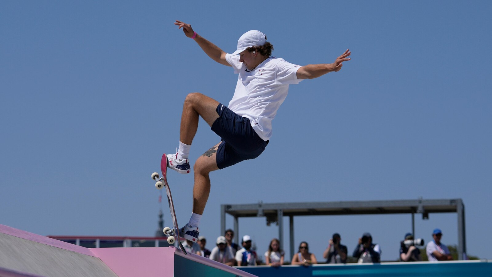 Americans Eaton and Huston Lead Qualifying in Men's Street Skateboarding at the Paris Olympics