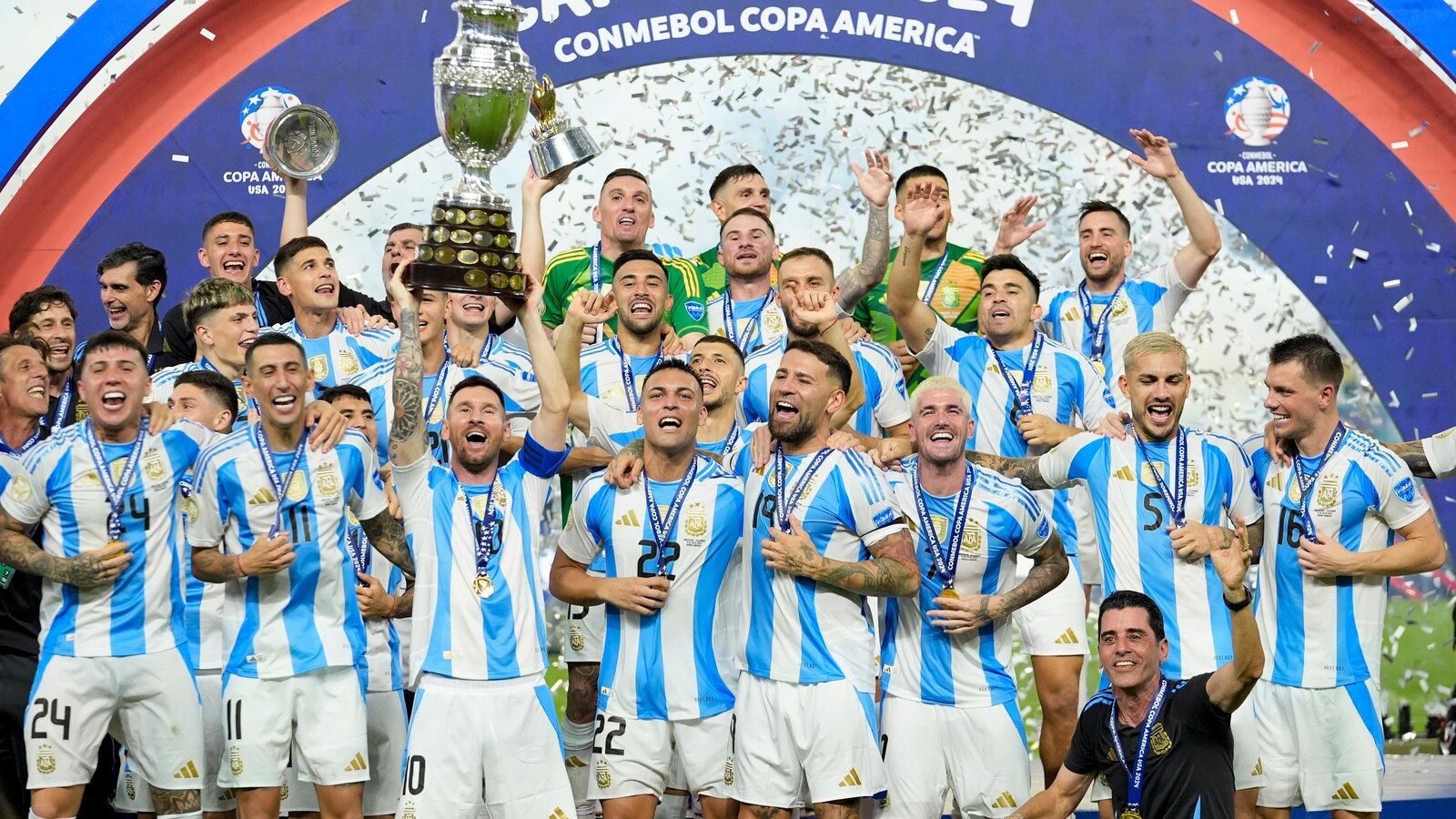 Argentina Claims Historic 16th Copa America Title with 1-0 Victory over Colombia Following Messi Injury