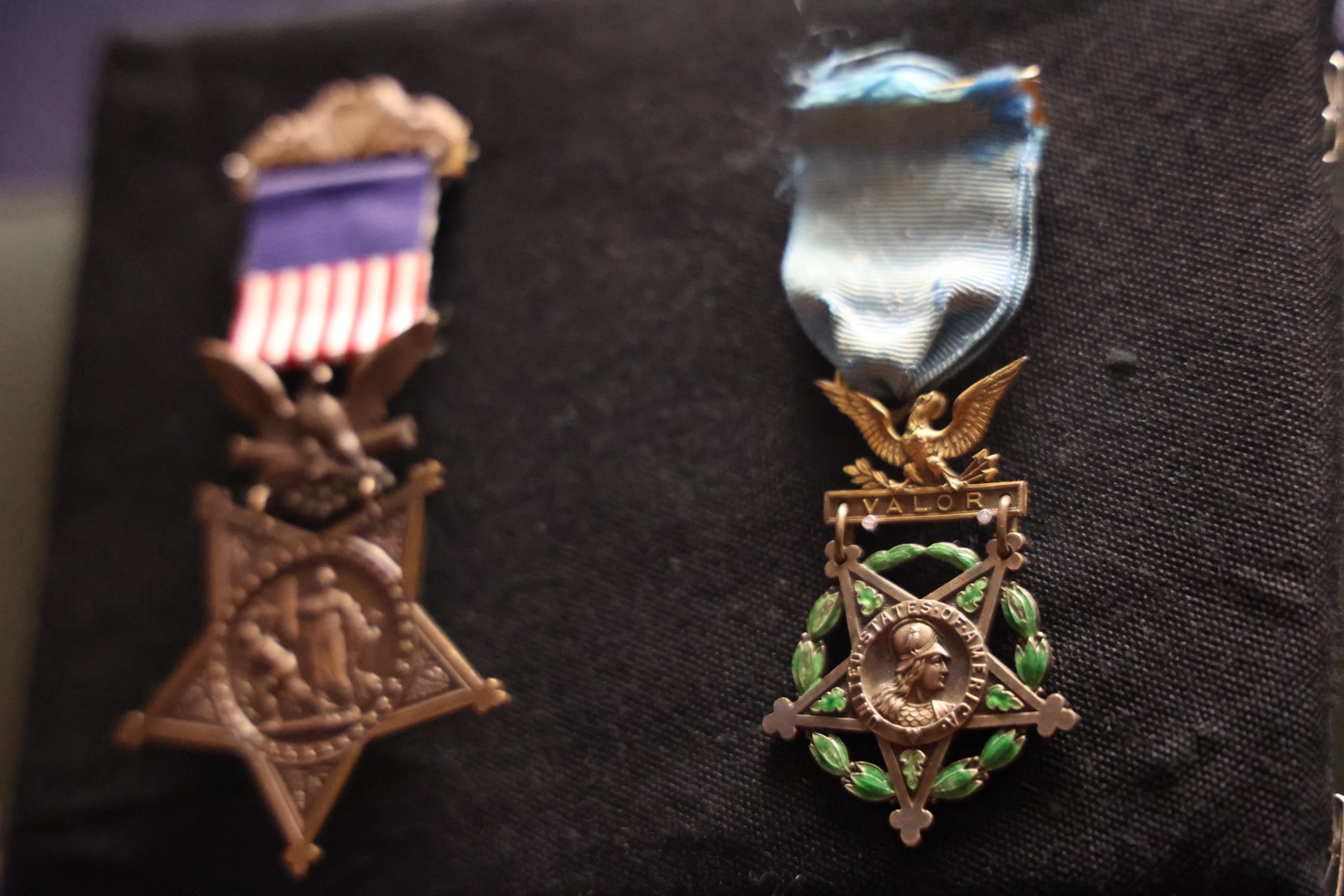 PHOTO: Two Medals of Honor awarded to Civil War heroes who took part in the raid. 