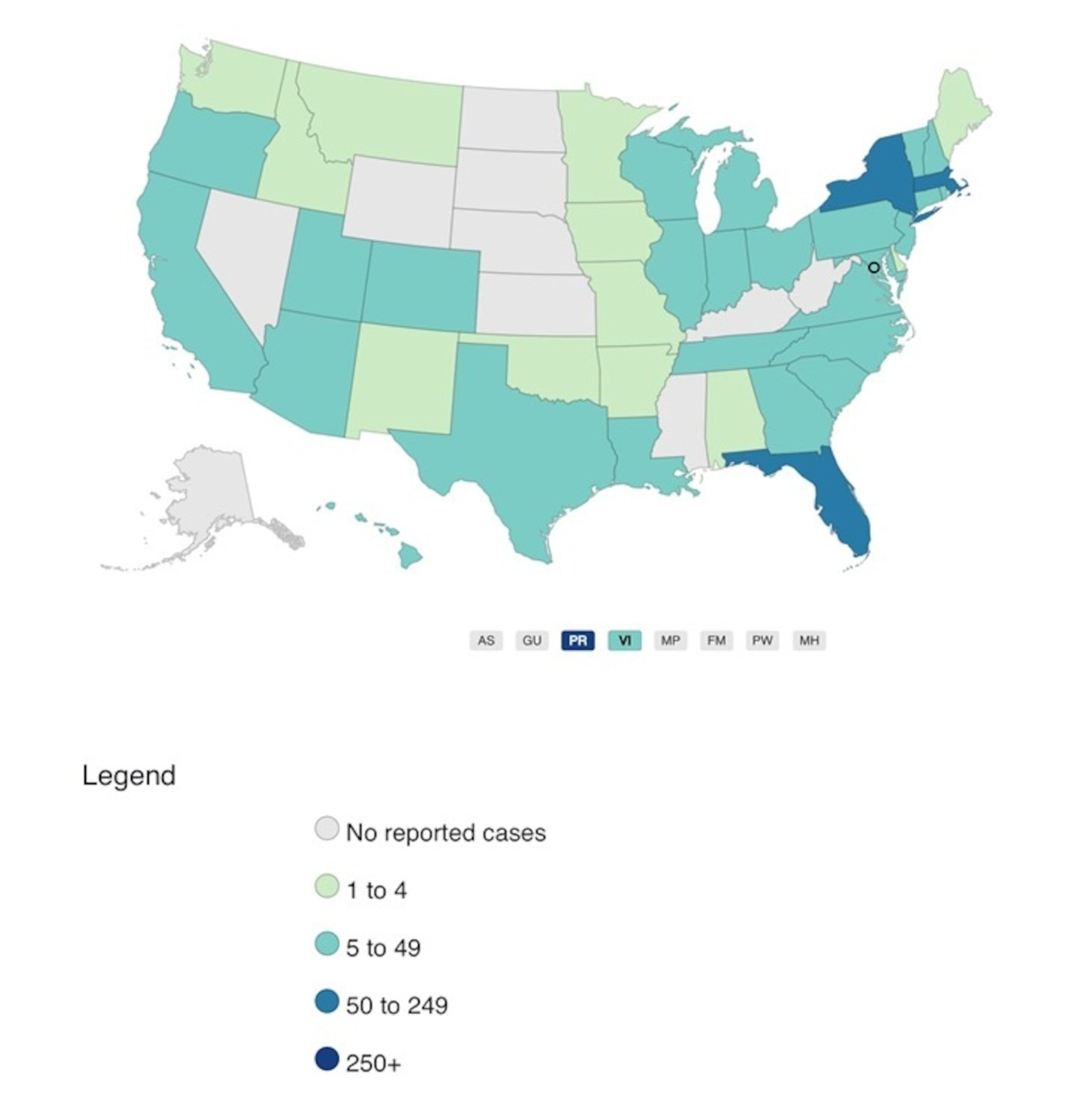 CDC warns of rising risk of dengue virus infections in the United States