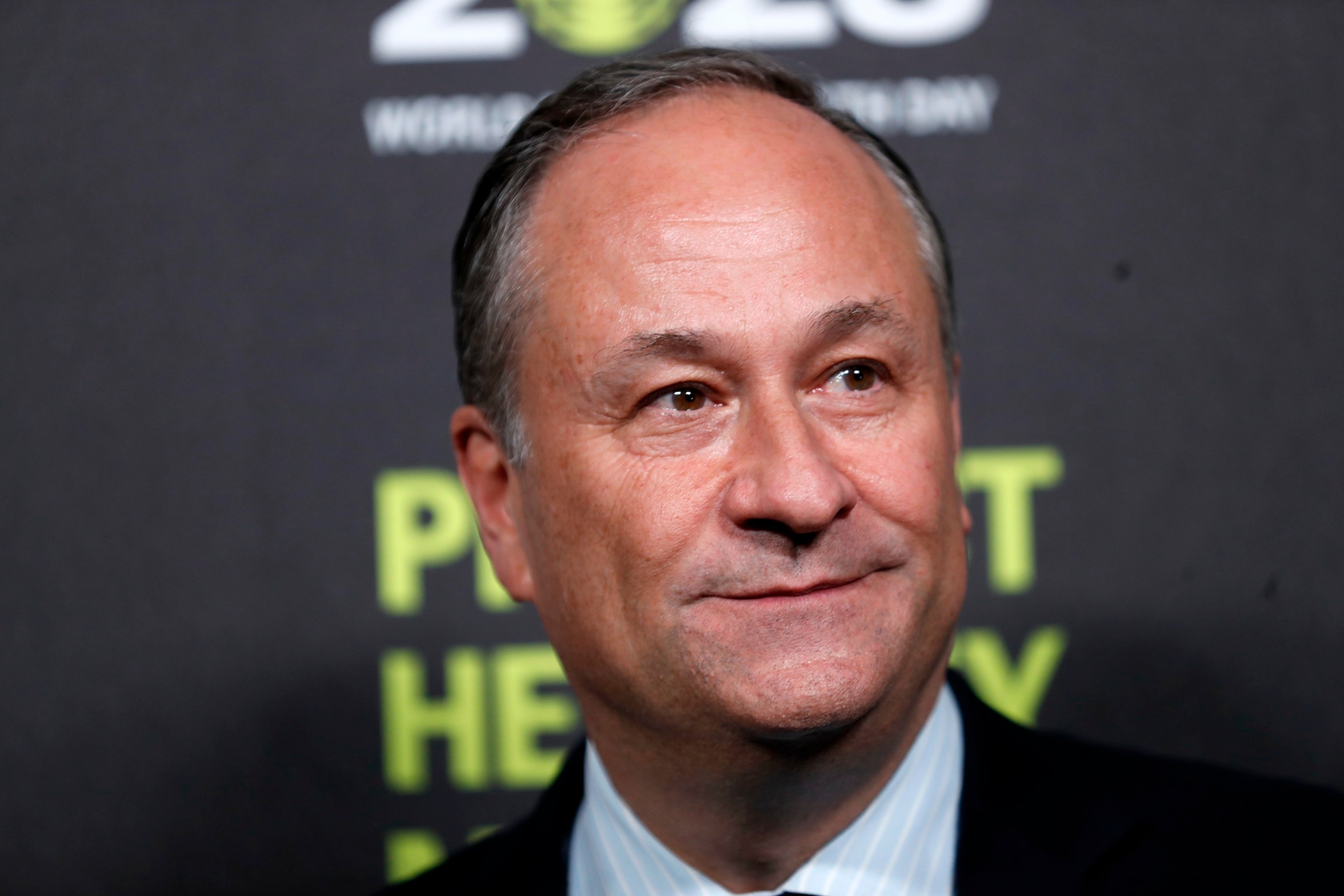 PHOTO: Douglas Emhoff attends Project Healthy Mind's World Mental Health Day Gala at Spring Studios on Oct. 10, 2023 in New York City. 