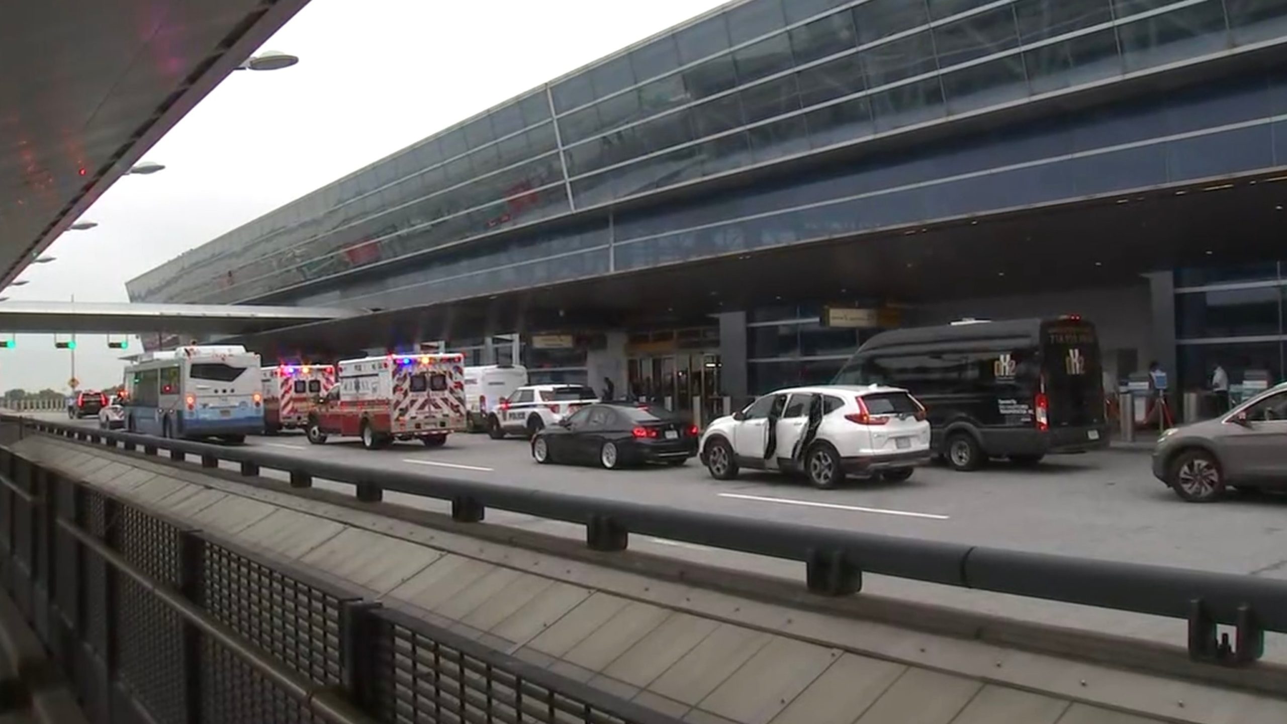 Escalator fire at JFK airport results in 9 injuries and evacuation of hundreds