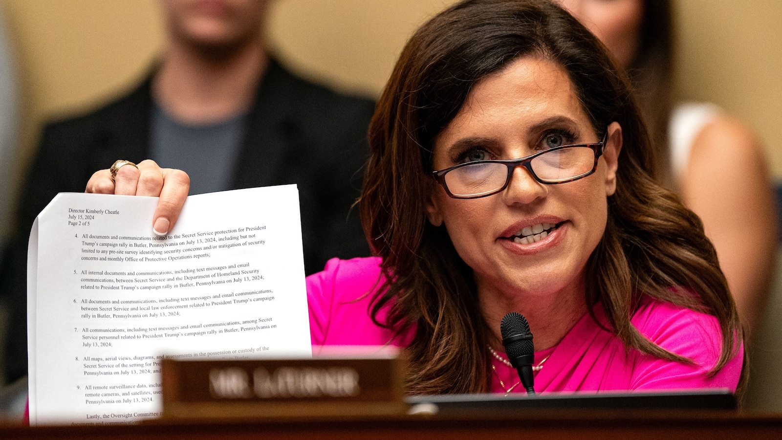 GOP Rep. Nancy Mace Calls for Full House Vote on Impeaching Secret Service Director Cheatle