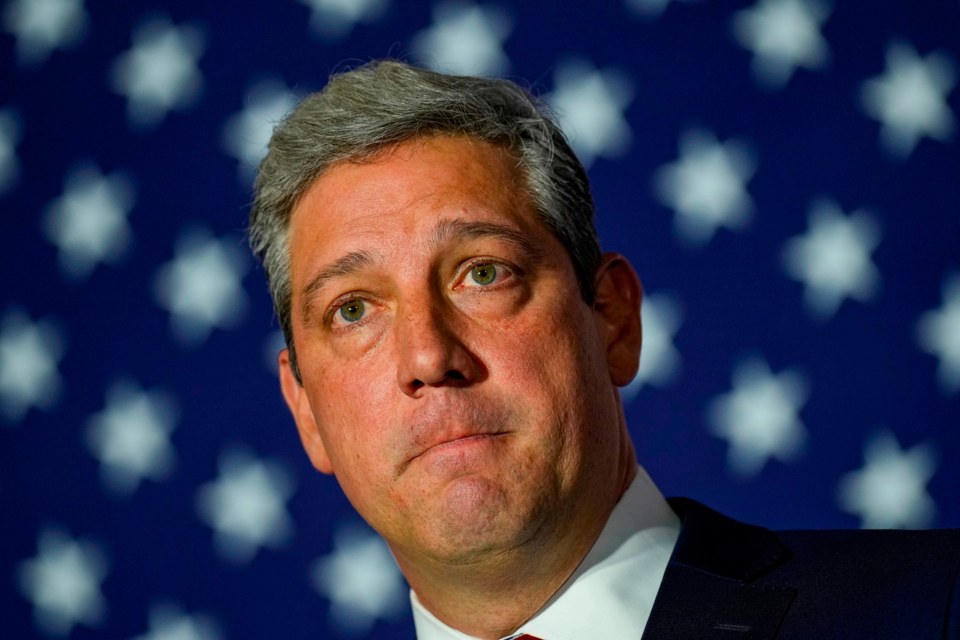 PHOTO: Democratic candidate for Senate Rep. Tim Ryan speaks during an election night event in Boardman, OH, Nov. 8, 2022.