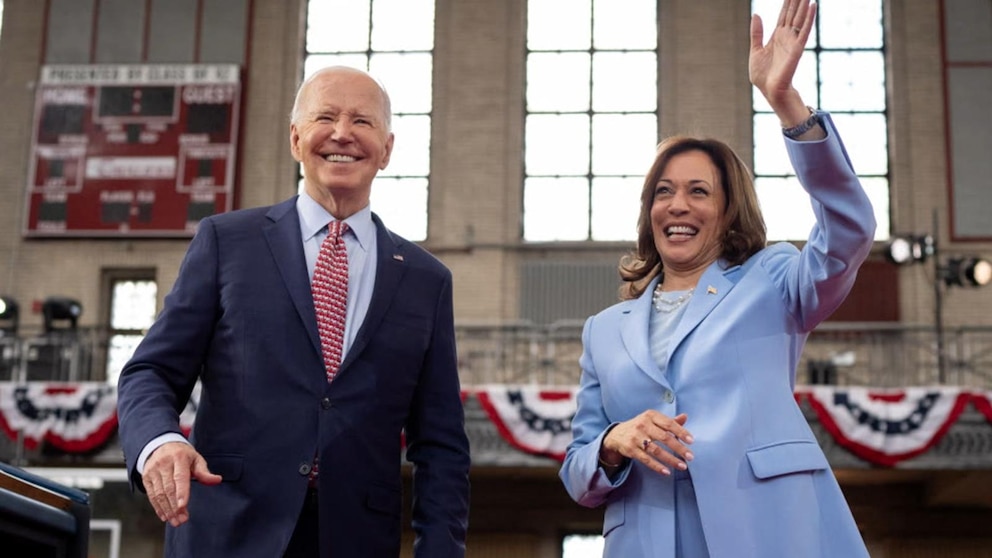 Joe Biden endorses Kamala Harris for the 2024 presidential election in a video