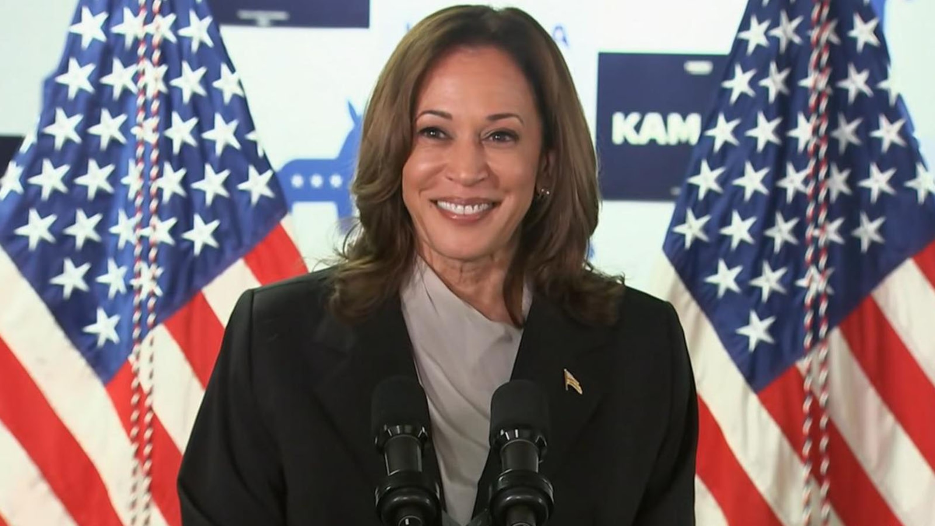 VIDEO:  Veepstakes:  Kamala Harris ramps up her presidential campaign 