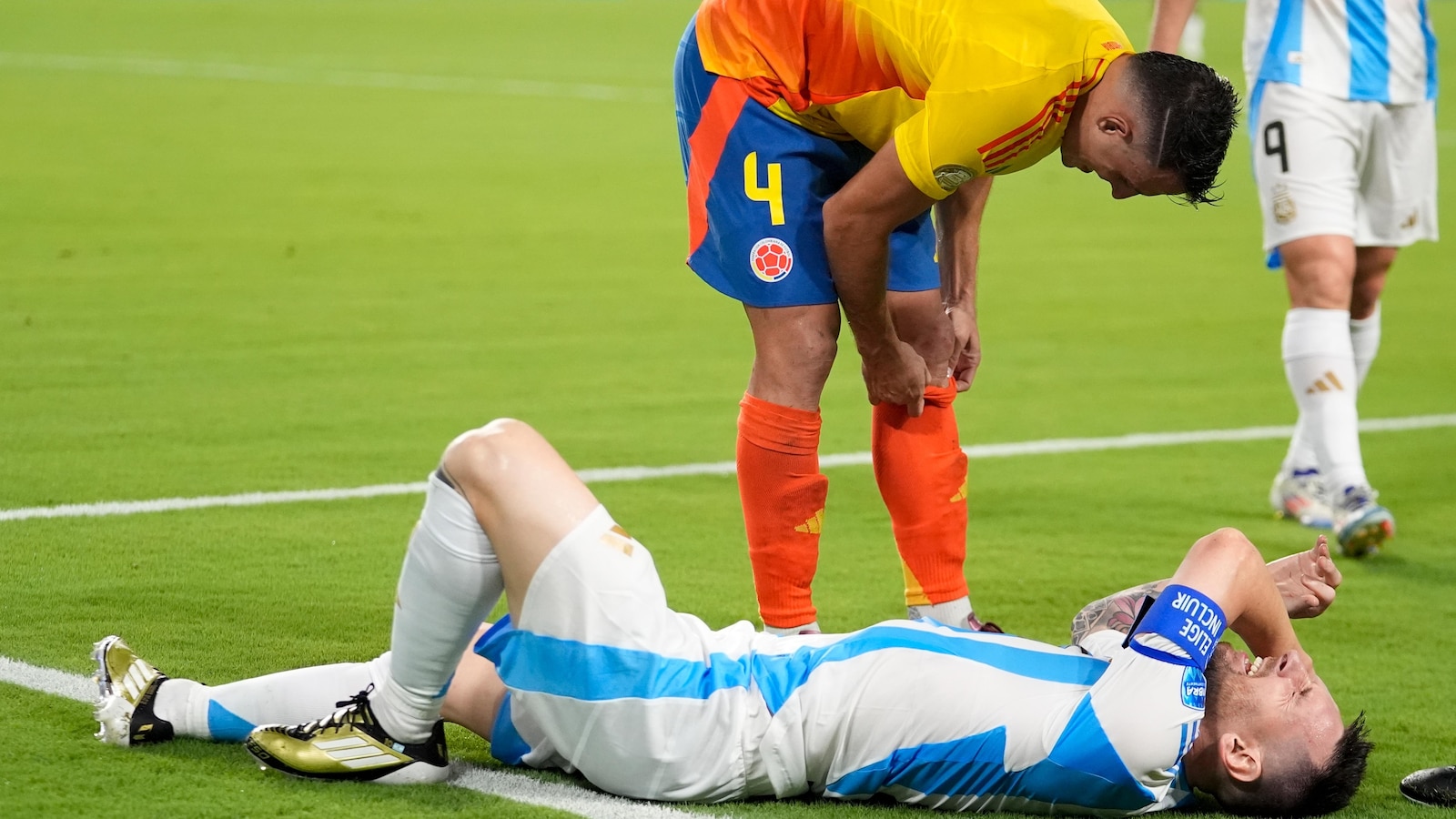 Lionel Messi Suffers Leg Injury and Swollen Ankle During Copa America Final