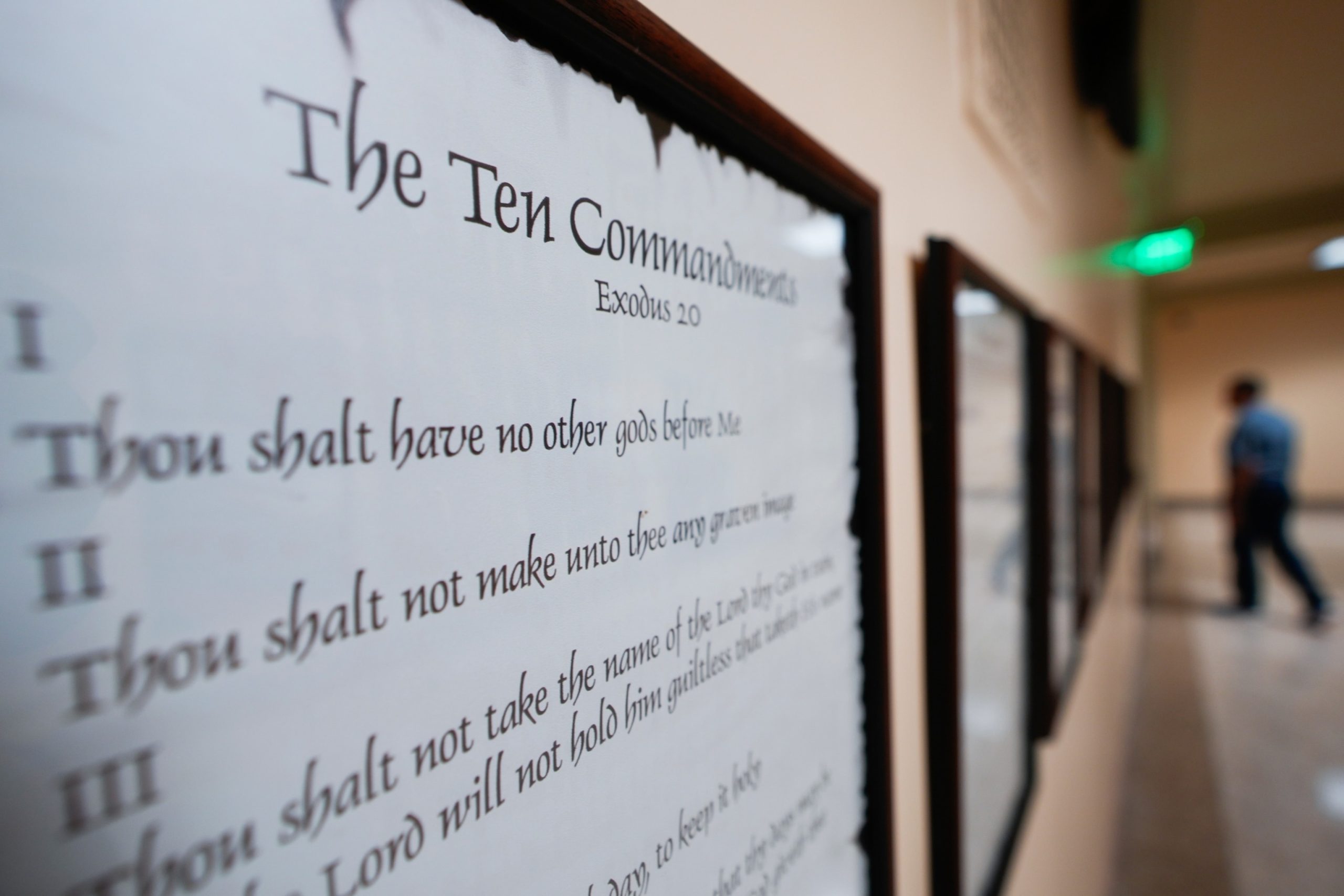 Louisiana's Ten Commandment classroom requirement enforcement temporarily halted