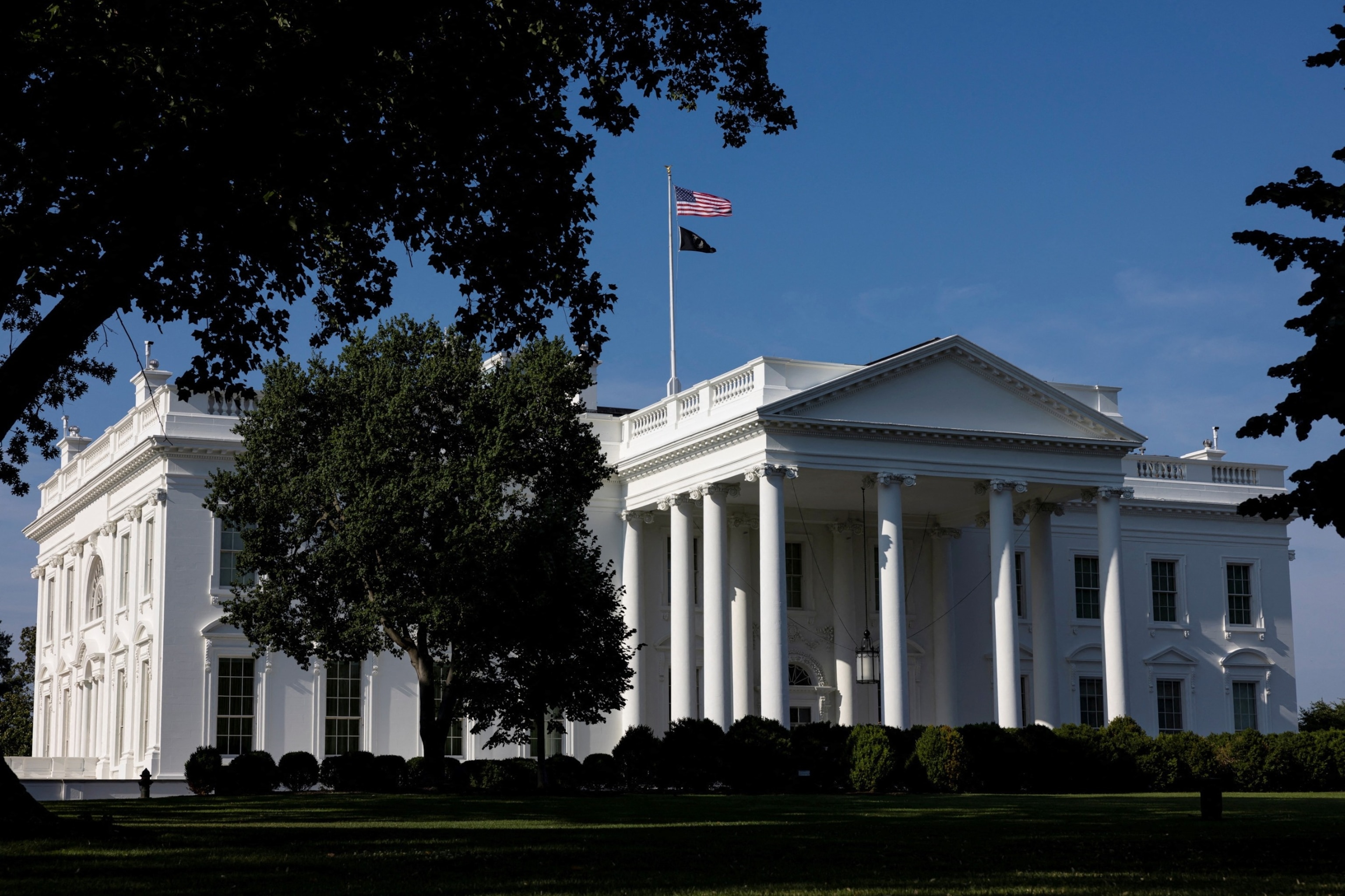 PHOTO: A view of the White House in Washington, July 8, 2024.