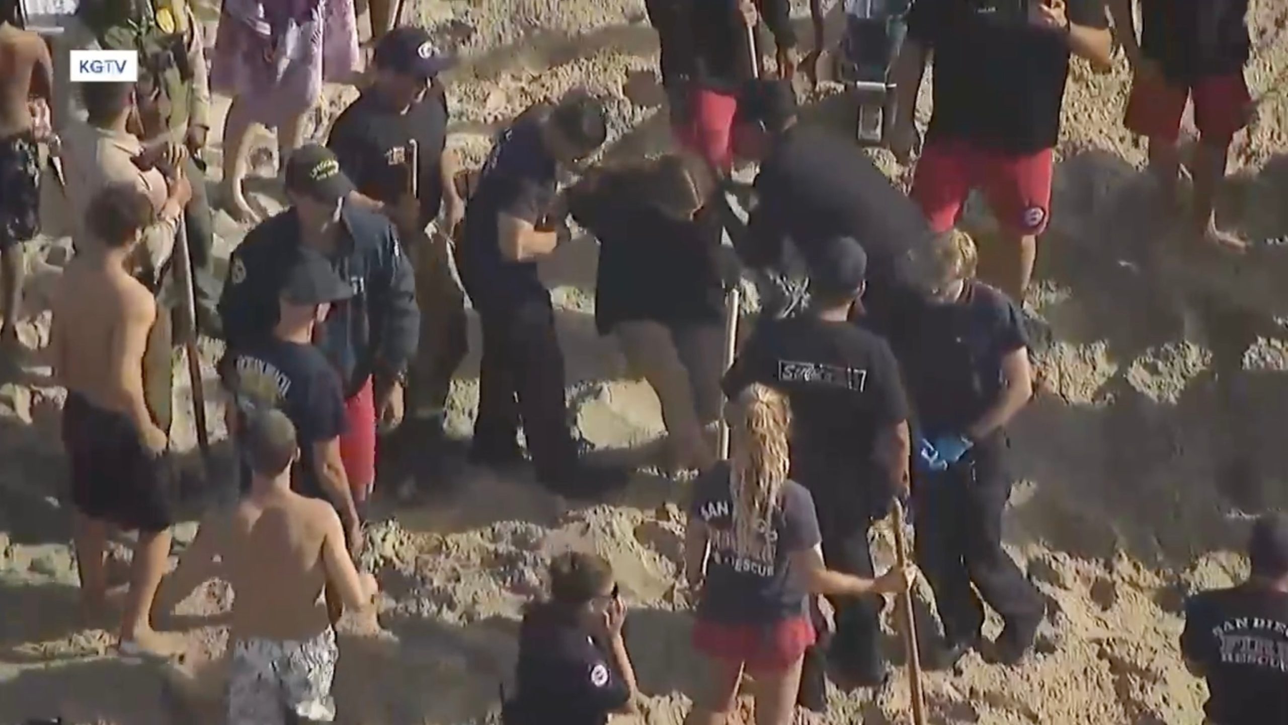 Rescue Operation Saves 16-Year-Old Trapped in Collapsed Sand Hole on Beach