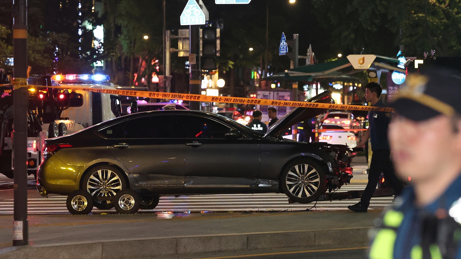Tragic incident in central Seoul results in 9 fatalities and 4 injuries as car collides with pedestrians