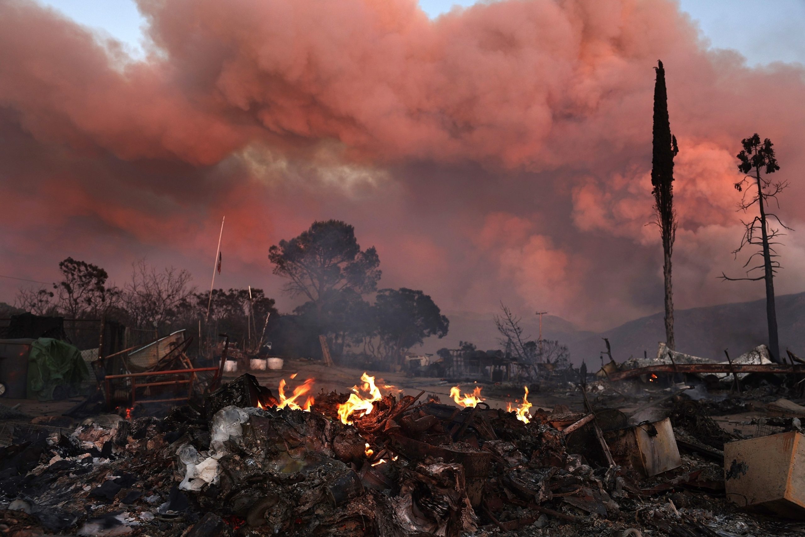 Update on Western Wildfires: Firefighters are currently fighting 3 major blazes, with 2 in California.