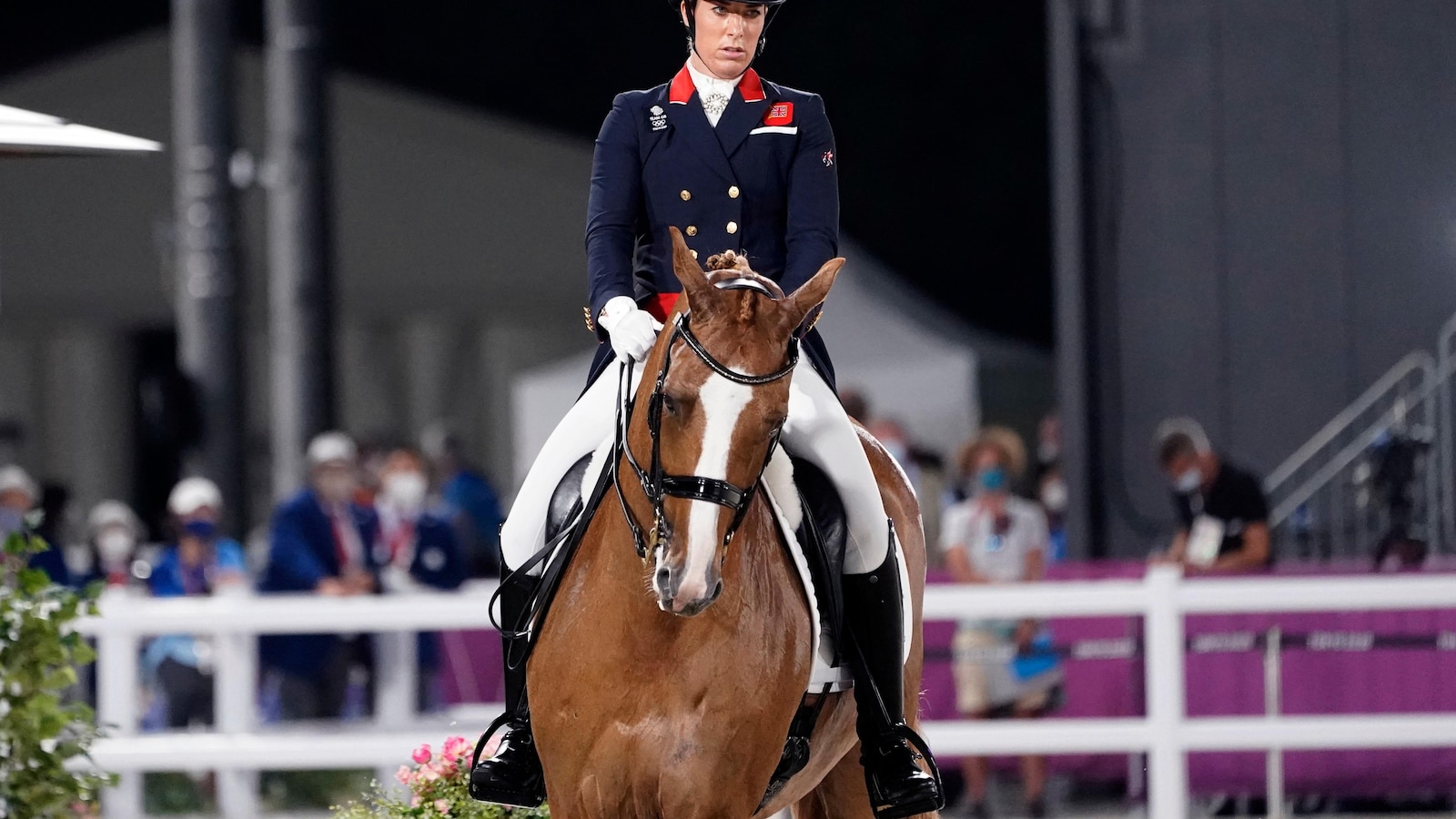 Video footage shows Olympic equestrian champion Charlotte Dujardin using whip on horse multiple times