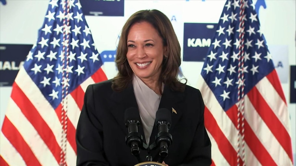 Video Harris becomes presumptive Democratic nominee after securing enough committed delegates