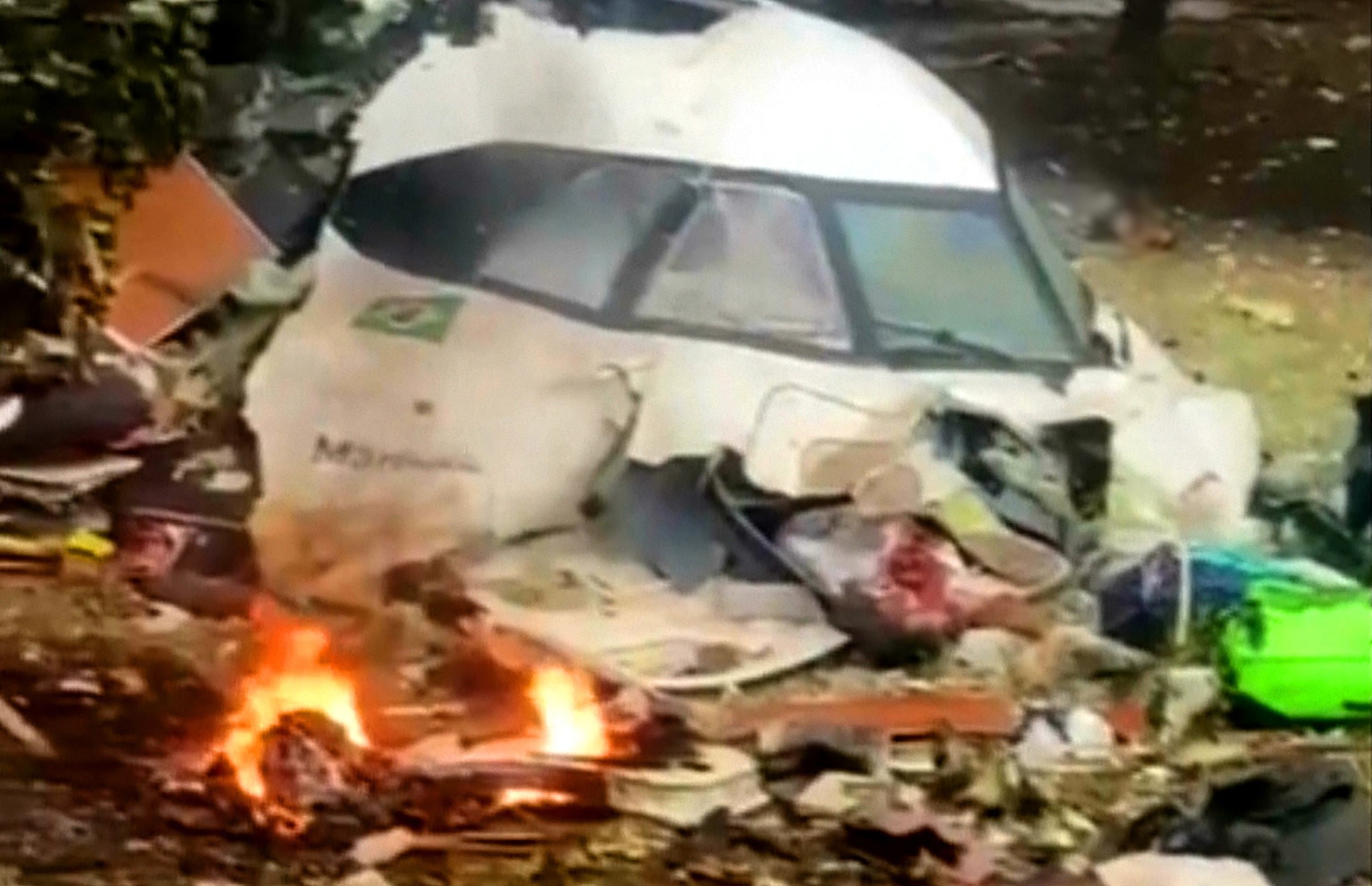 PHOTO: All passengers are believed to be dead after a Voepass plane carrying 62 people crashed in Brazil Aug. 9, 2024, according to authorities.