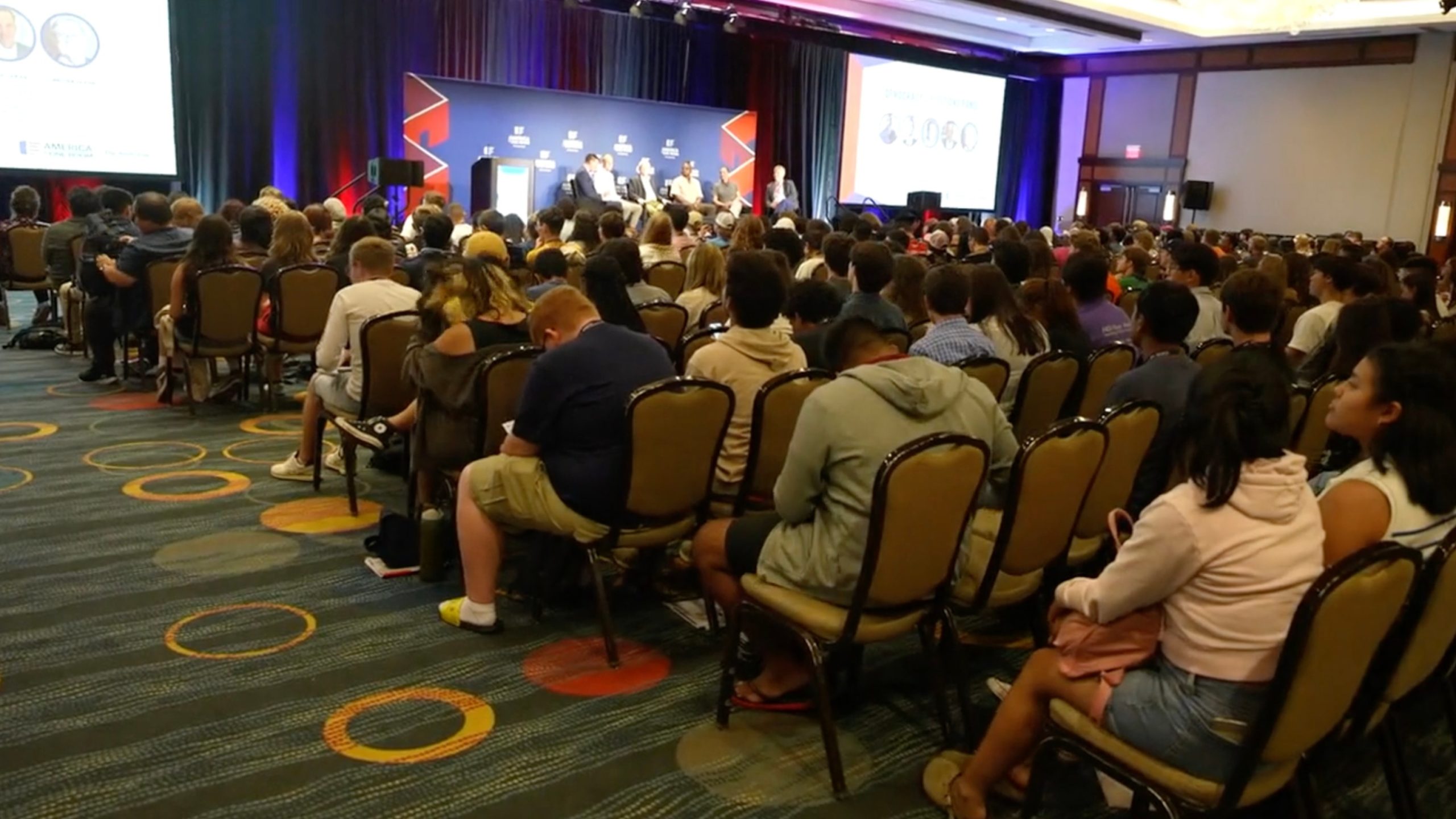 Discussion of Political Issues by First-time Voters at Washington, DC Gathering