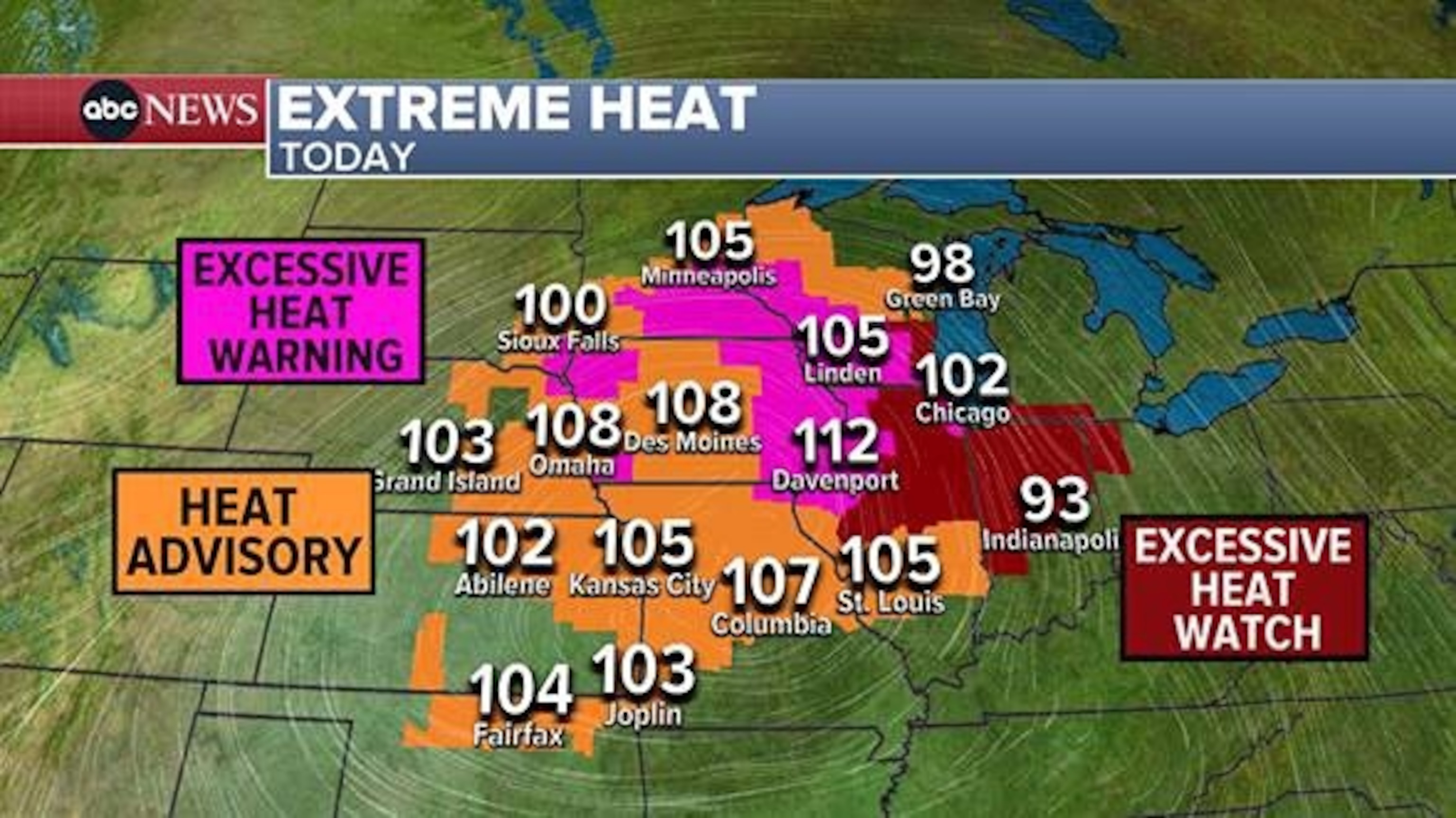 PHOTO: Extreme Heat Map