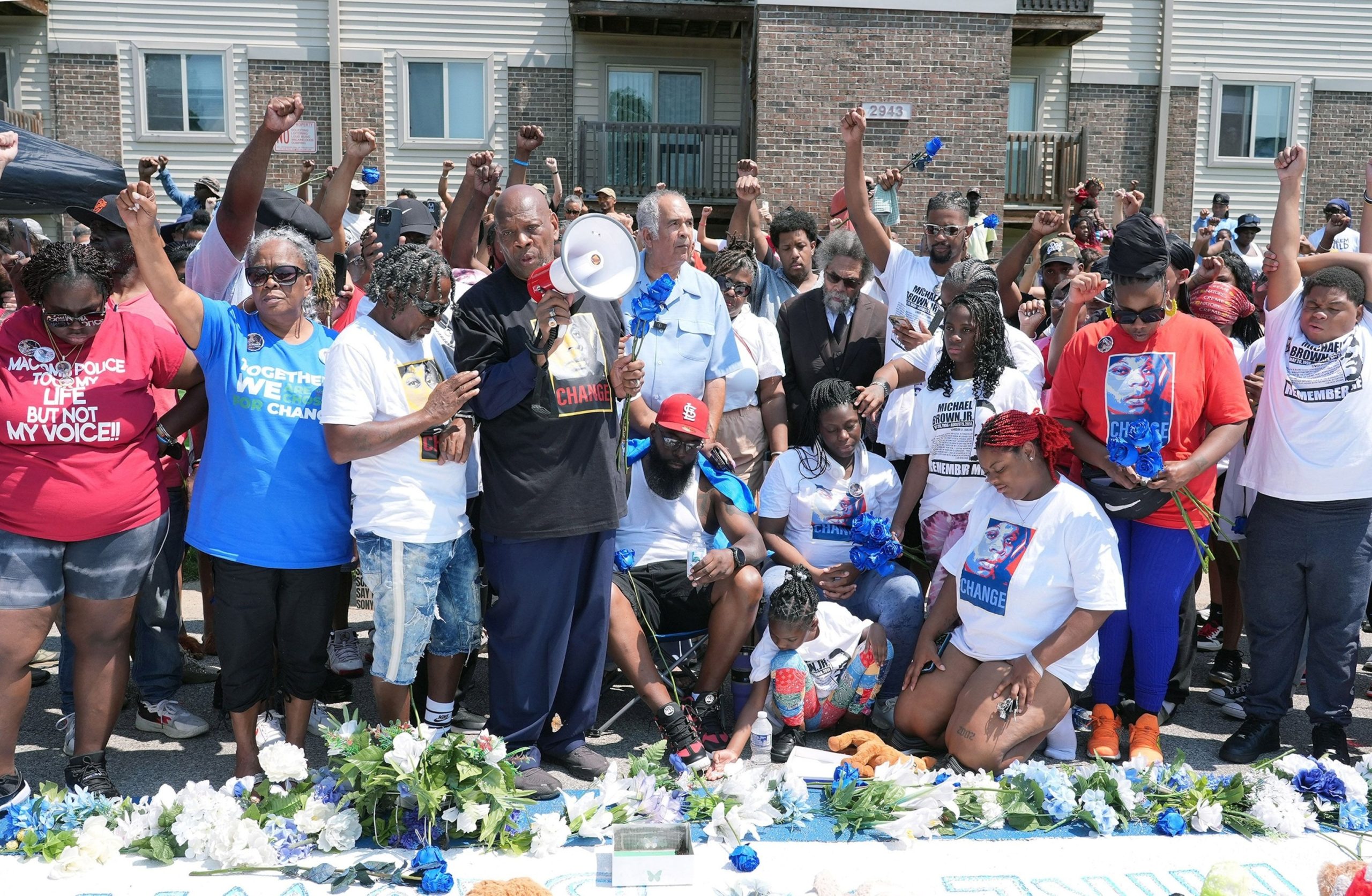 Ferguson Police Respond to Violent Clash at Protest Commemorating 10th Anniversary of Michael Brown Jr.'s Death