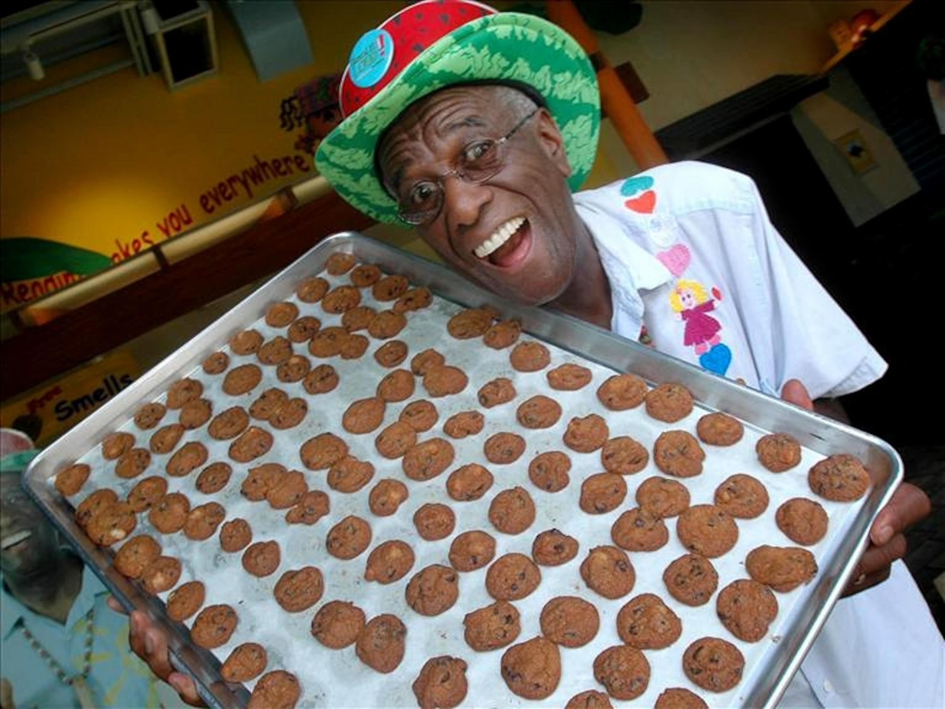 PHOTO: Wally Amos in his home office in the Lanikai section of Kailua, Hawaii, June 12, 2007.