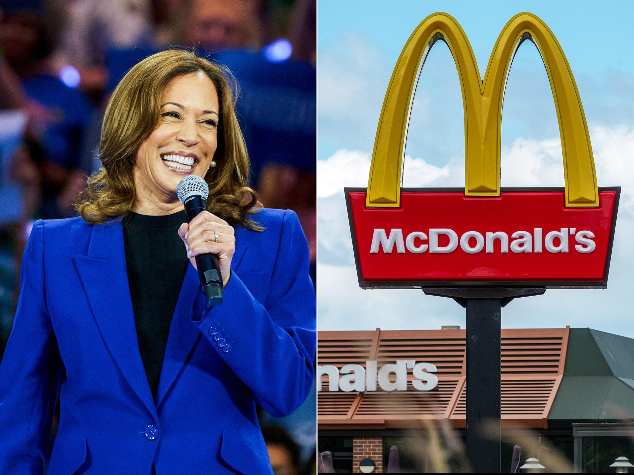 Harris shares her working-class McDonald's experience at DNC and on campaign trail