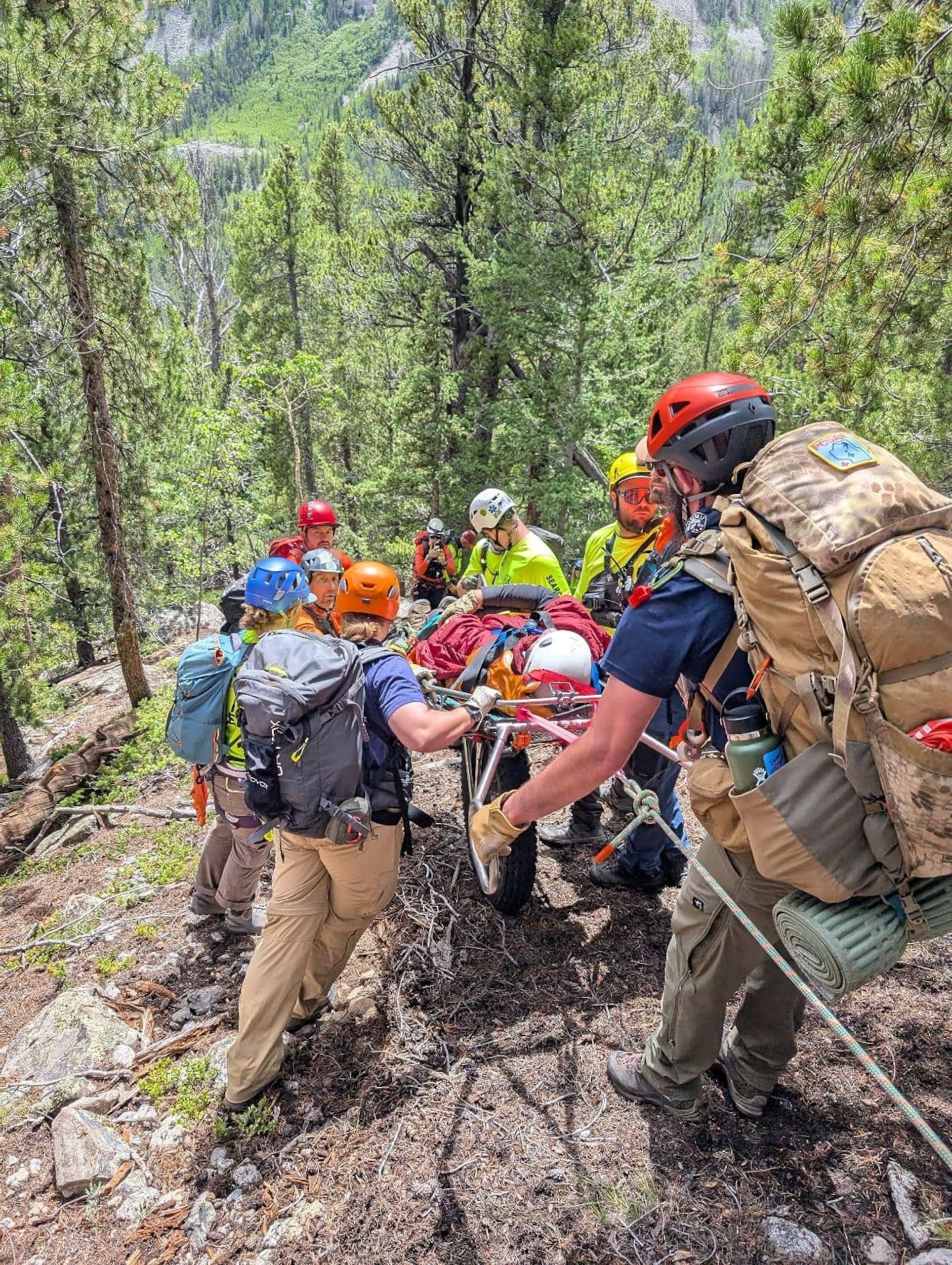 Hiker raising money for World Central Kitchen allegedly stranded by co-workers on Colorado mountain