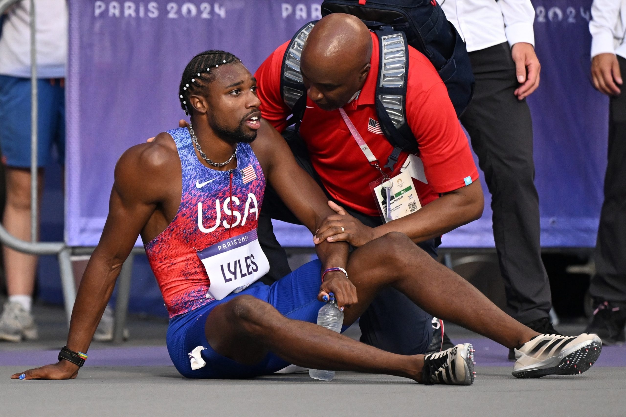 Noah Lyles finishes with bronze in 200 meter after battling COVID