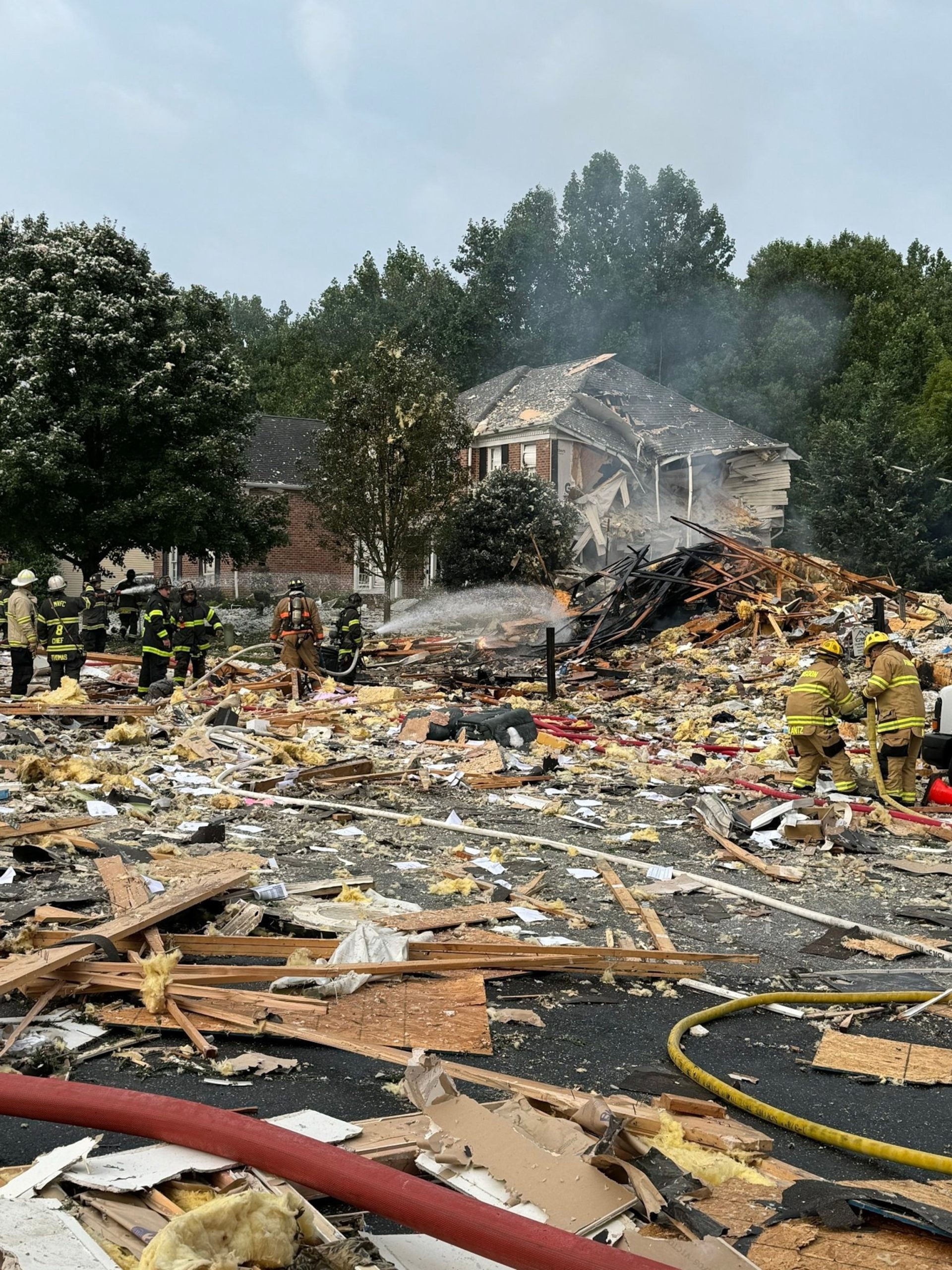 One individual discovered deceased in Maryland residence explosion