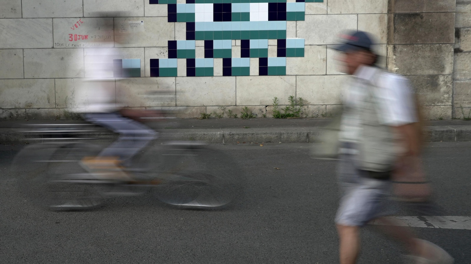 Paris Street Artist 'Invader' Creates New Artwork to Celebrate Olympics and Delight Fans