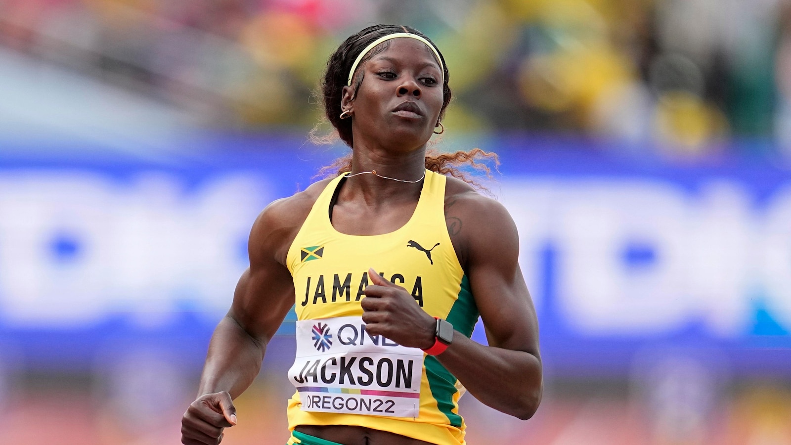 Shericka Jackson of Jamaica will not compete in the 200m event at the Olympics, forfeiting chance for individual medal