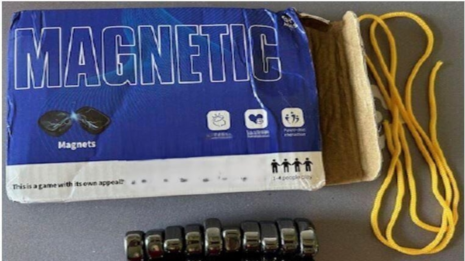 Warning: Agency advises consumers to discontinue use of magnetic game