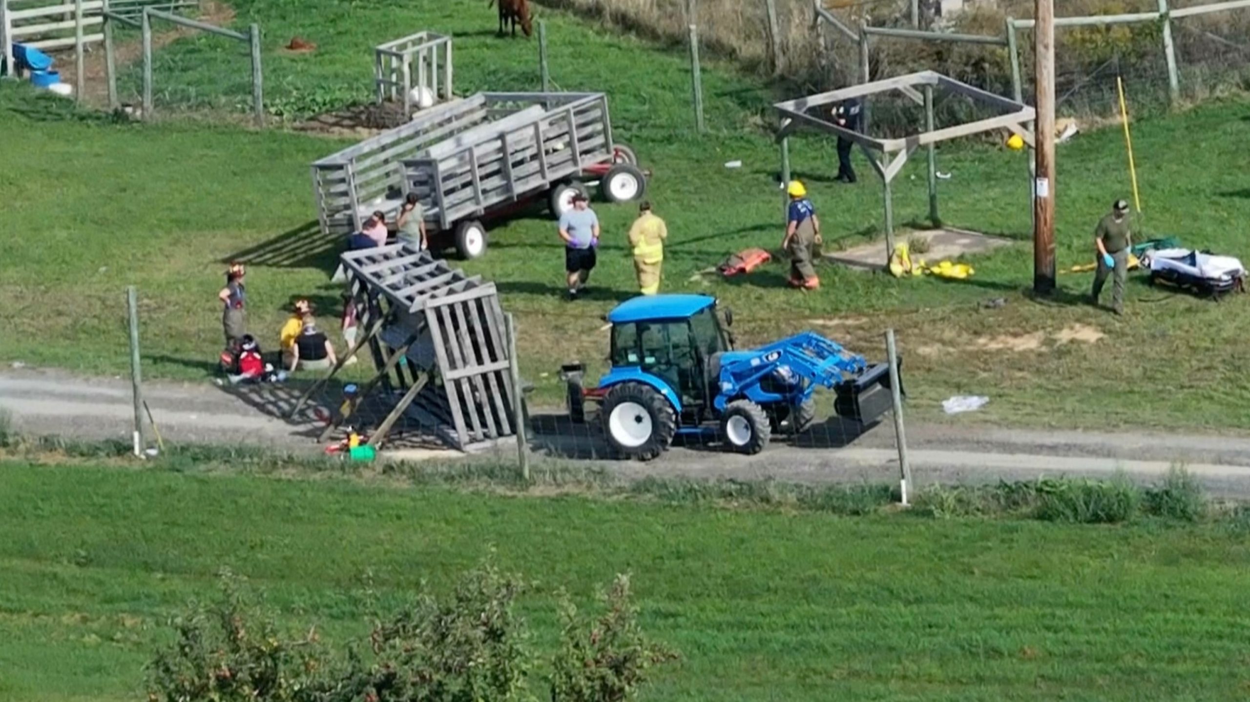 Authorities report multiple injuries following wagon overturn at Wisconsin apple orchard