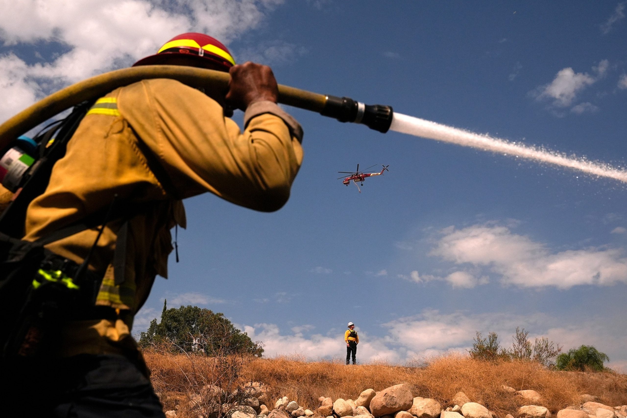 California town evacuated due to Line Fire