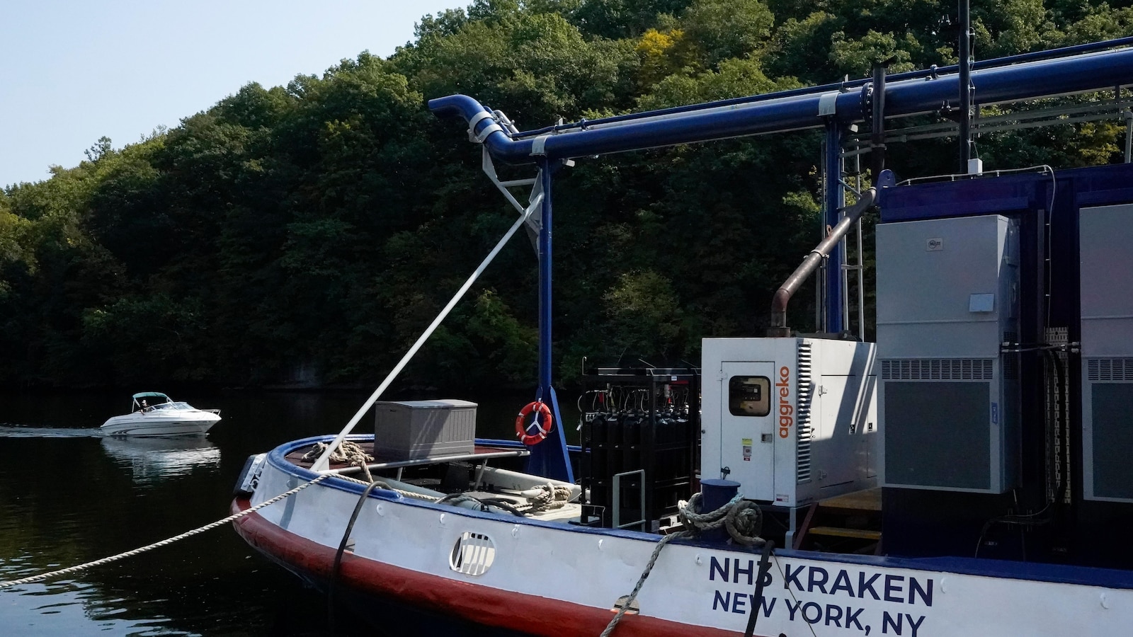 First successful test of ammonia-powered tugboat demonstrates potential for reducing emissions in shipping industry