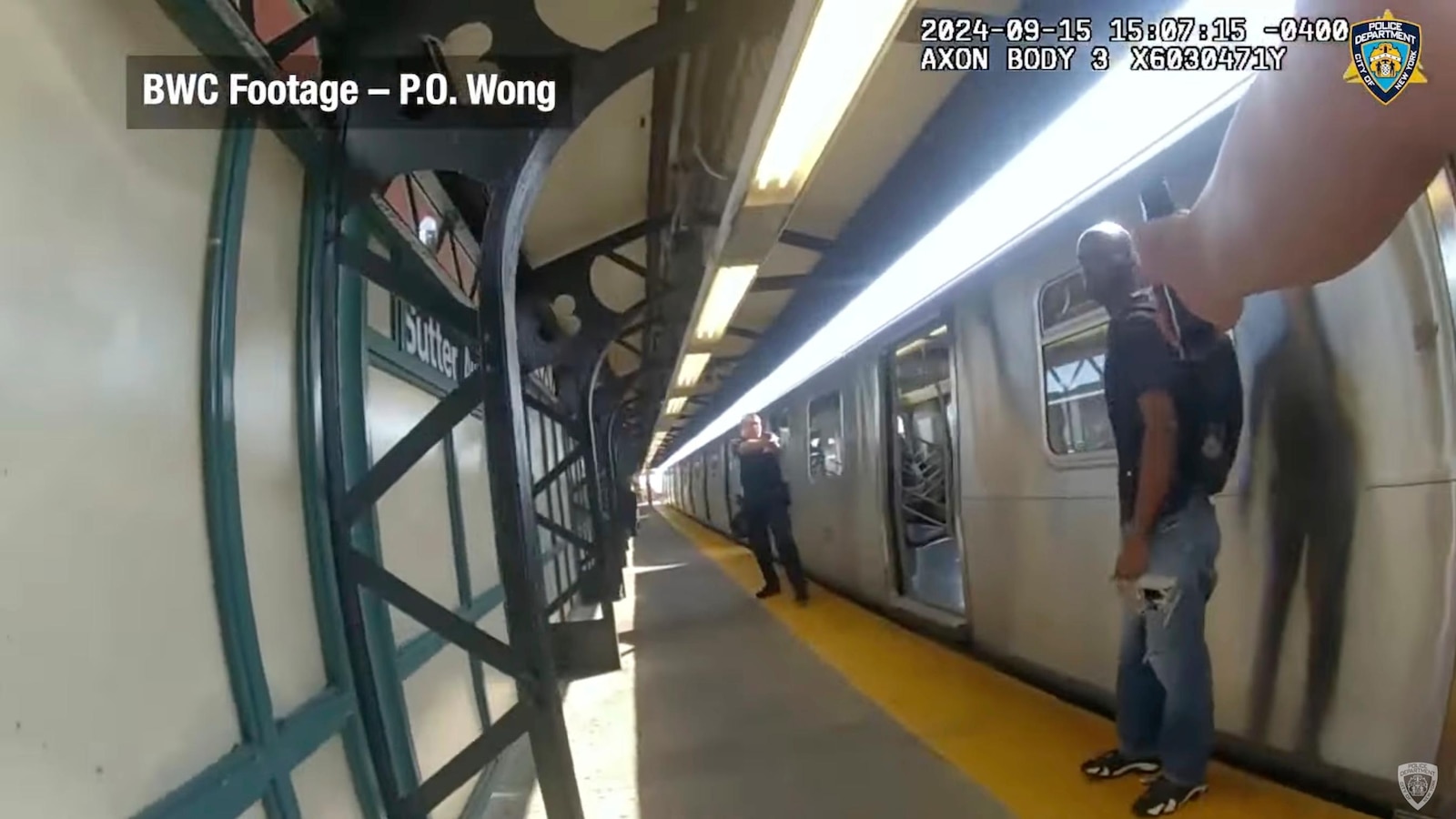 NYPD Officers Fire at Knife-Wielding Man in Subway Shooting, Wounding 4: Footage Reveals